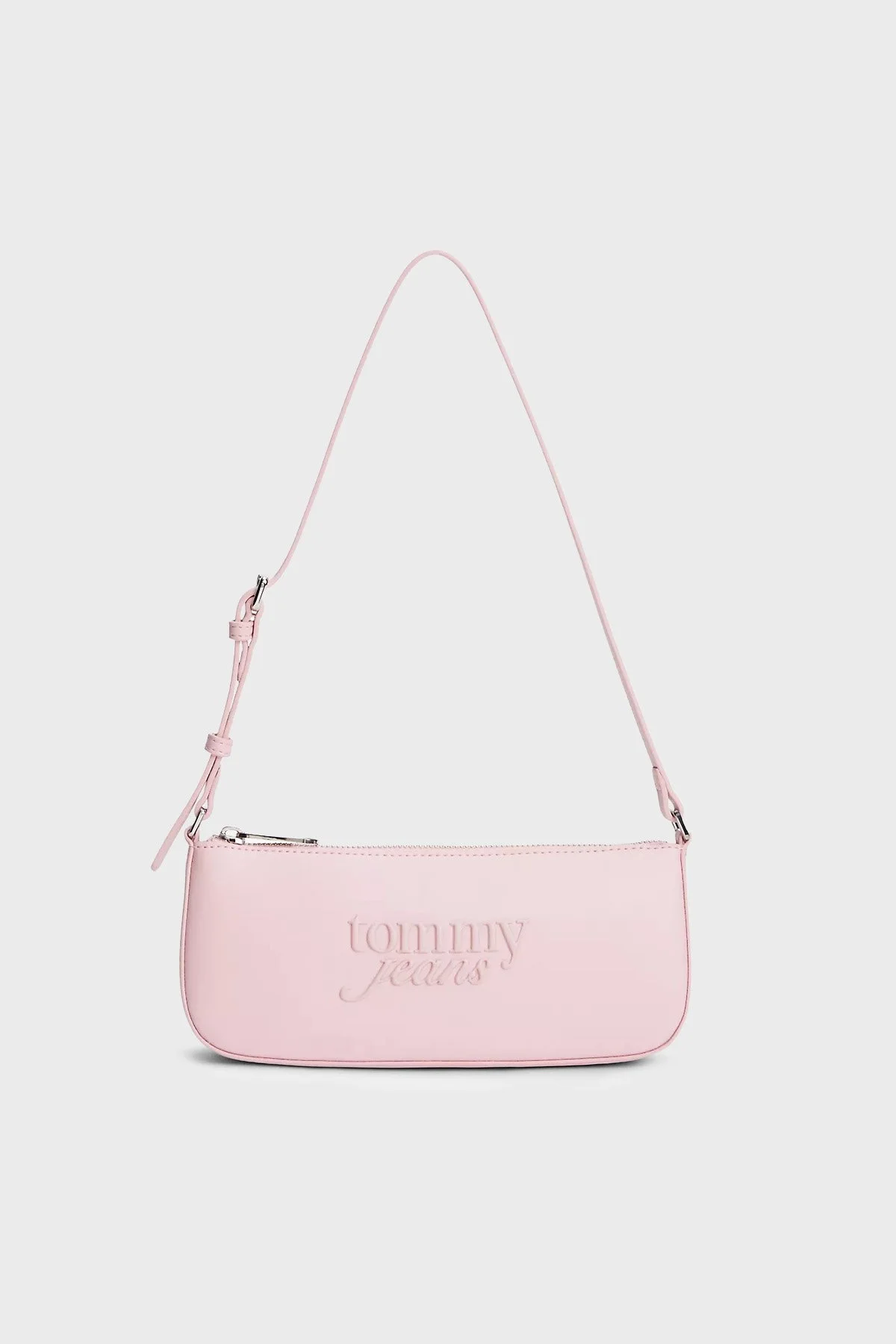 Tommy Jeans Logolu Ayarlanabilir Askılı Kadın Çanta AW0AW18449 TOP PEMBE - 1