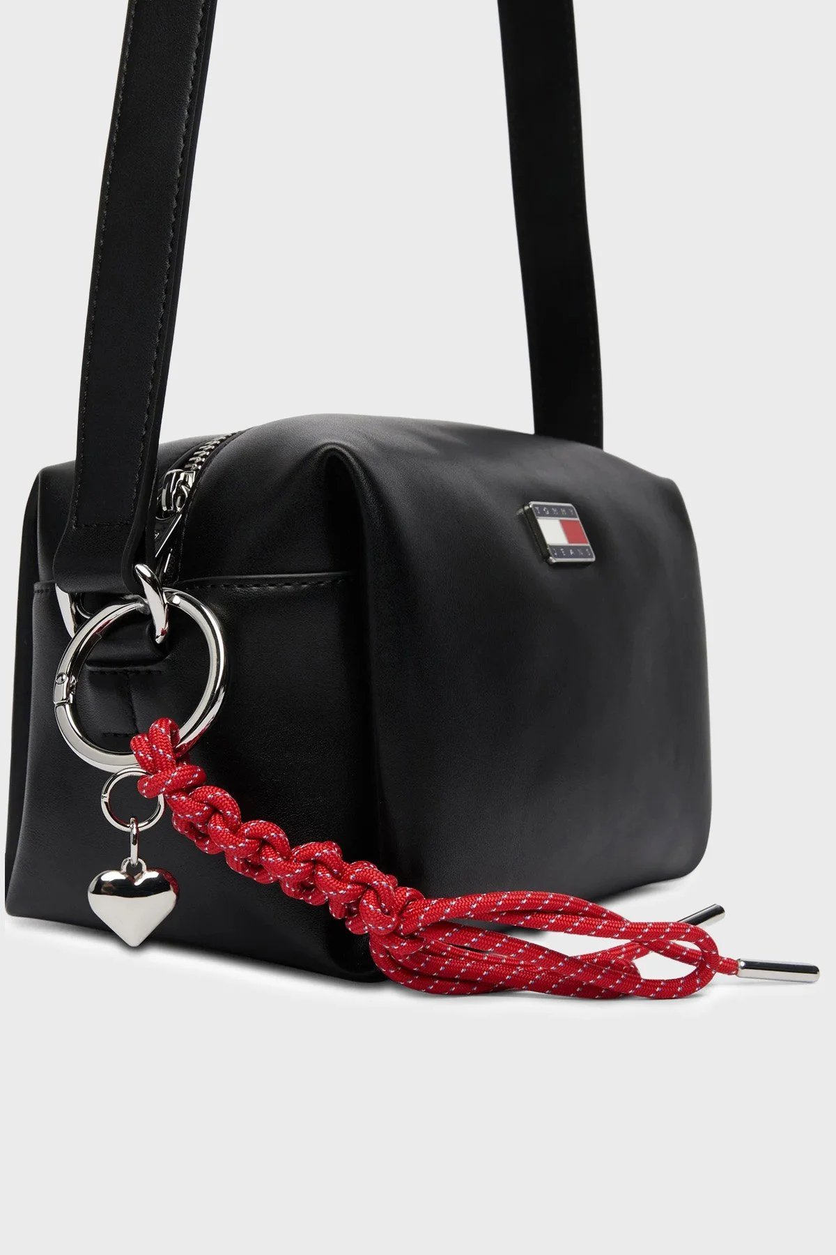 Tommy Jeans Logolu Ayarlanabilir Askılı Kadın Çanta AW0AW18456 BDS SİYAH - 6