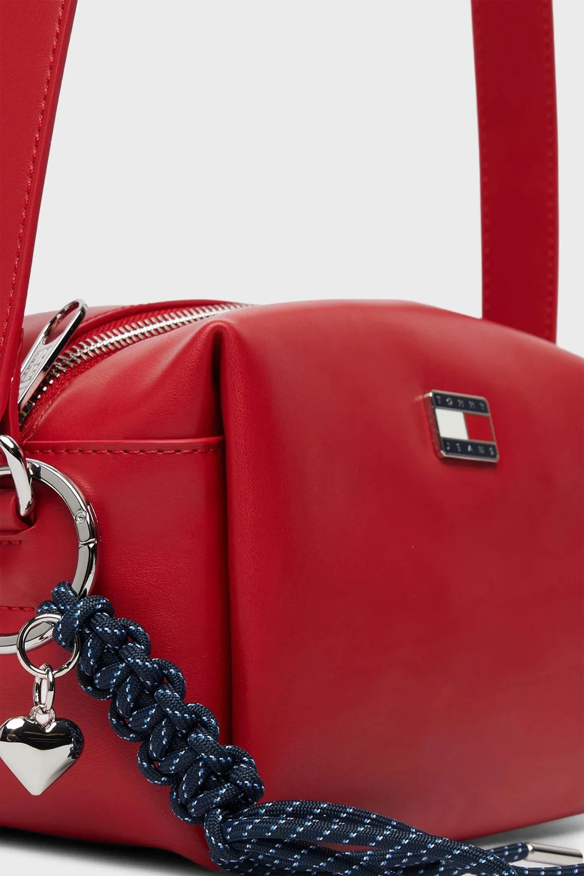 Tommy Jeans Logolu Ayarlanabilir Askılı Kadın Çanta AW0AW18456 XLE KIRMIZI - 6