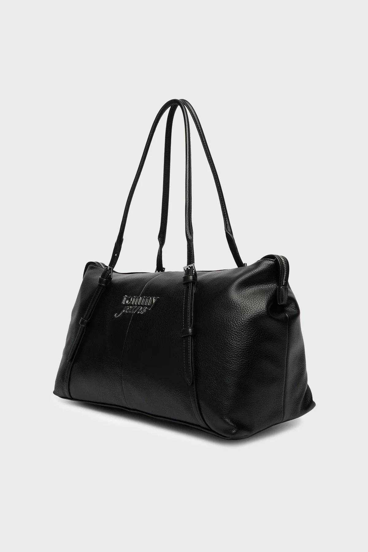 Tommy Jeans Logolu Ayarlanabilir Askılı Kadın Çanta AW0AW18472 BDS SİYAH - 4