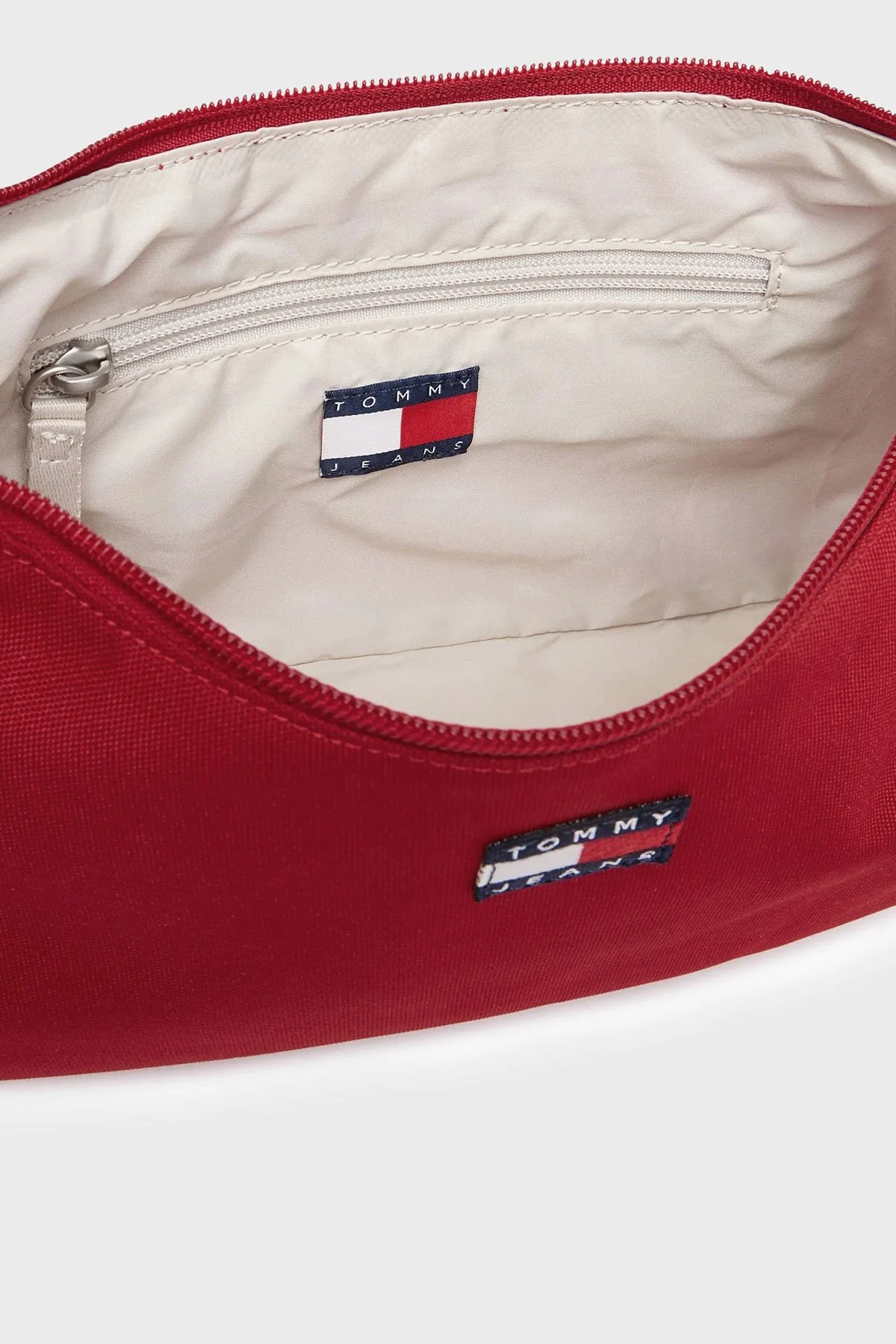 Tommy Jeans Logolu Ayarlanabilir Askılı Kadın Çanta AW0AW18768 XMP Kırmızı - 5