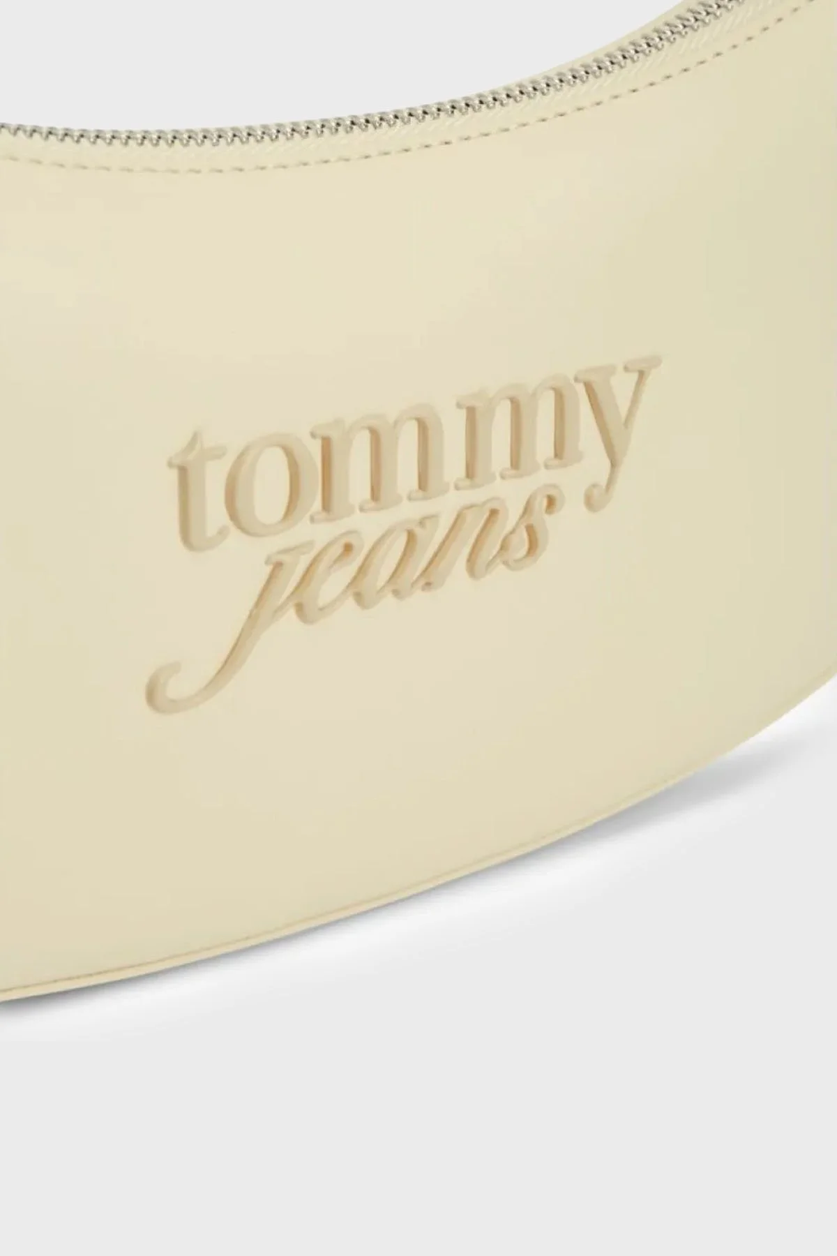 Tommy Jeans Logolu Ayarlanabilir Askılı Kadın Çanta AW0AW18773 ACX Bej - 4