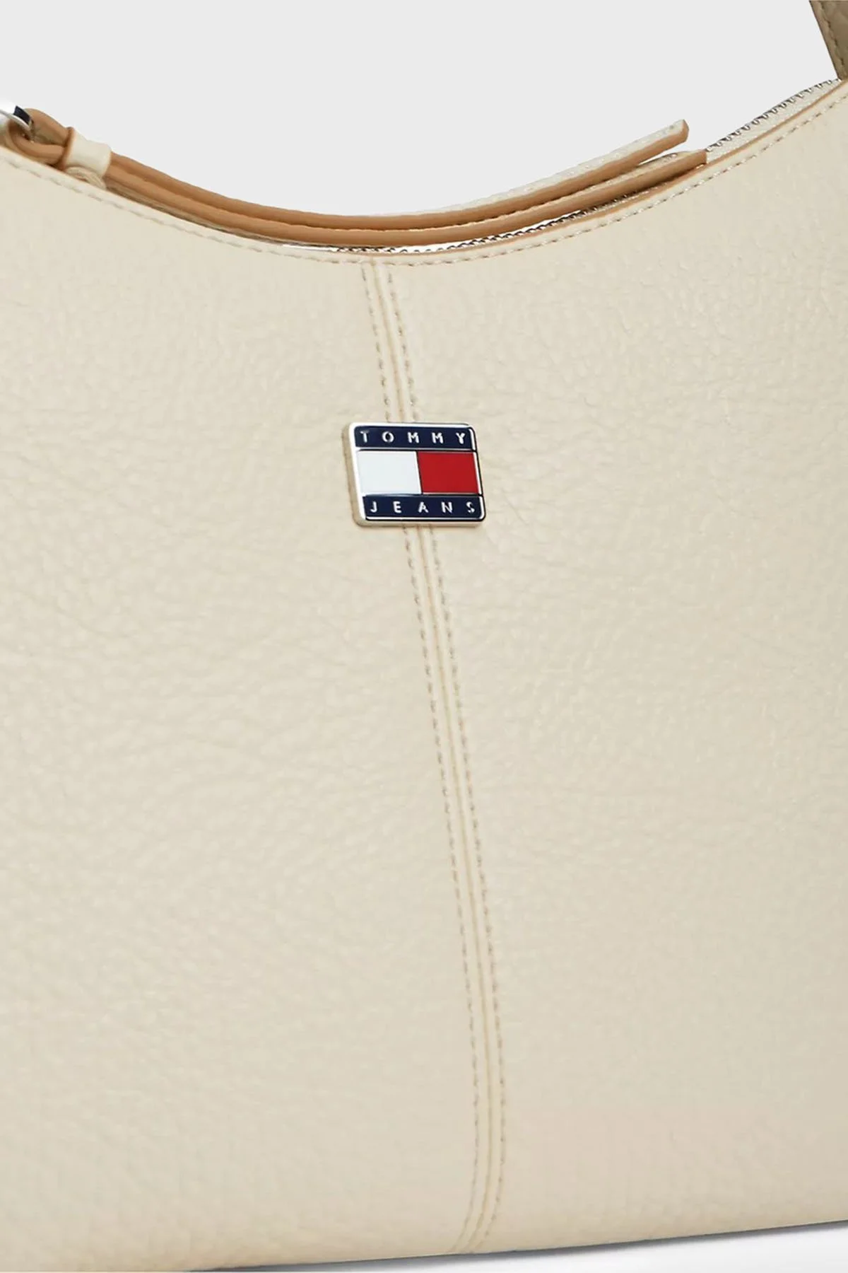 Tommy Jeans Logolu Ayarlanabilir Askılı Kadın Çanta AW0AW18777 ACX Bej - 5
