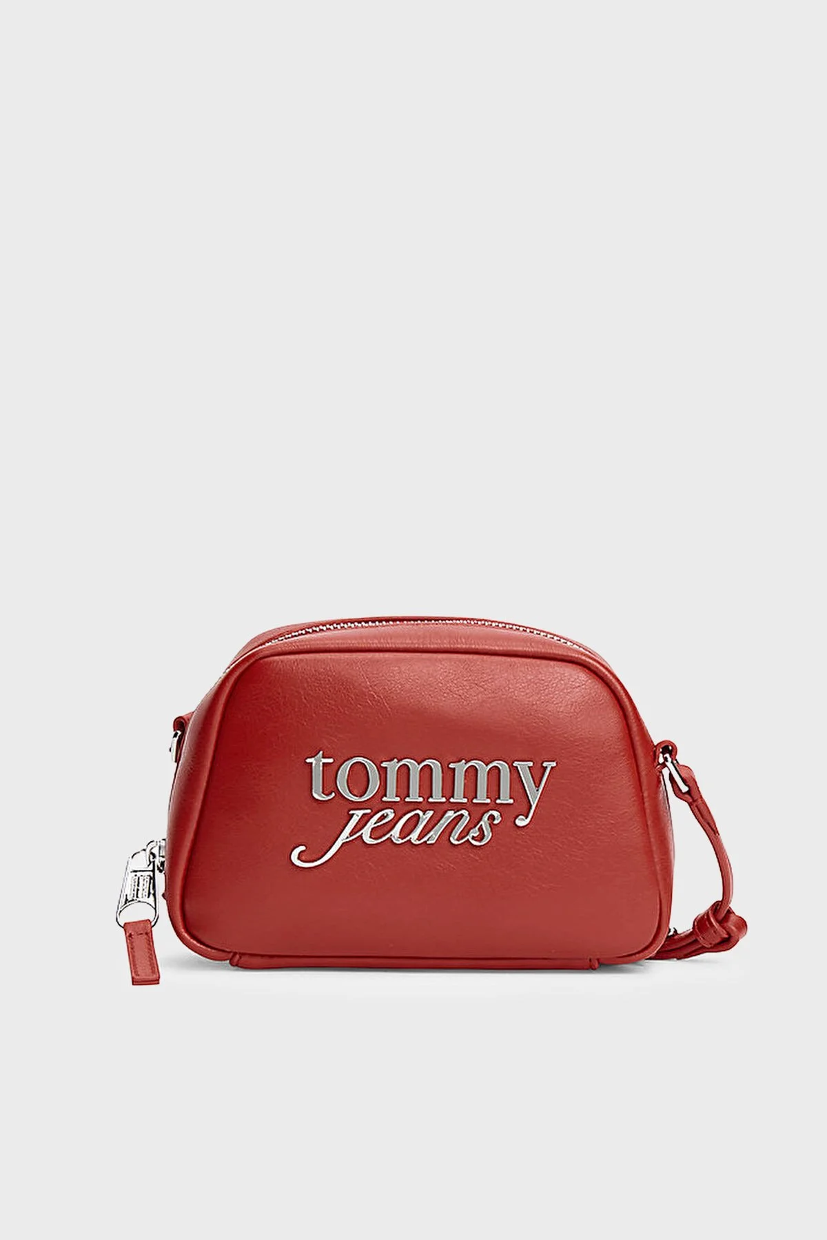 Tommy Jeans Logolu Ayarlanabilir Askılı Kadın Çanta AW0AW18785 XMP Kırmızı - 1