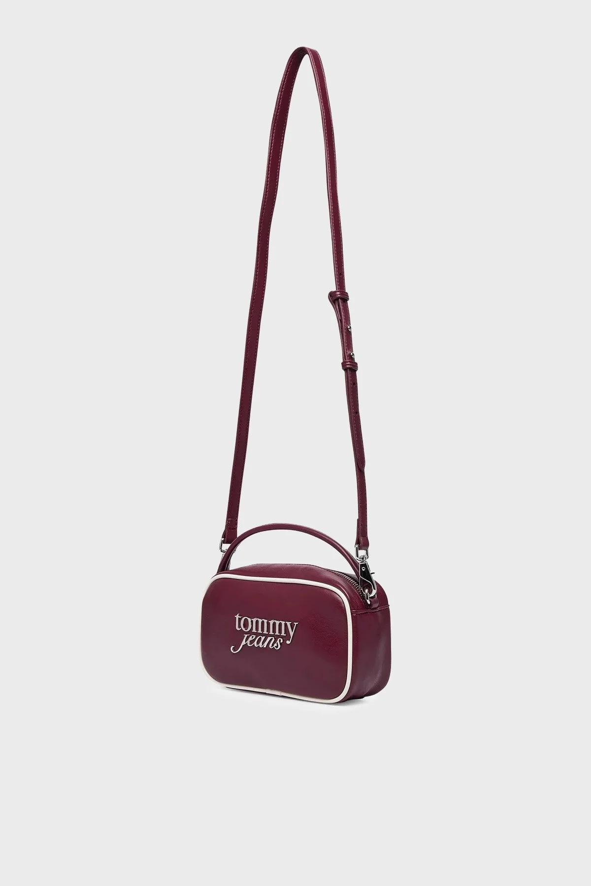 Tommy Jeans Logolu Ayarlanabilir Askılı Kadın Çanta AW0AW19053 H04 Kahve - 4