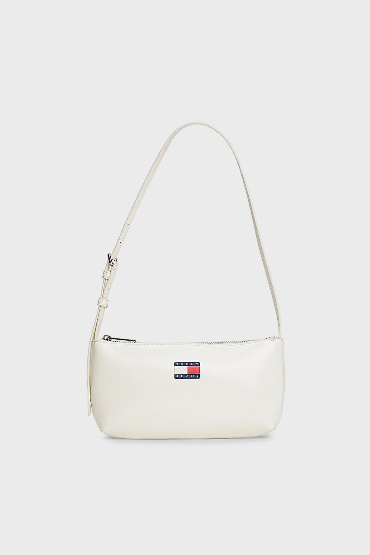 Tommy Jeans Logolu Ayarlanabilir Bayan Çanta AW0AW17866 YBI BEYAZ - 1