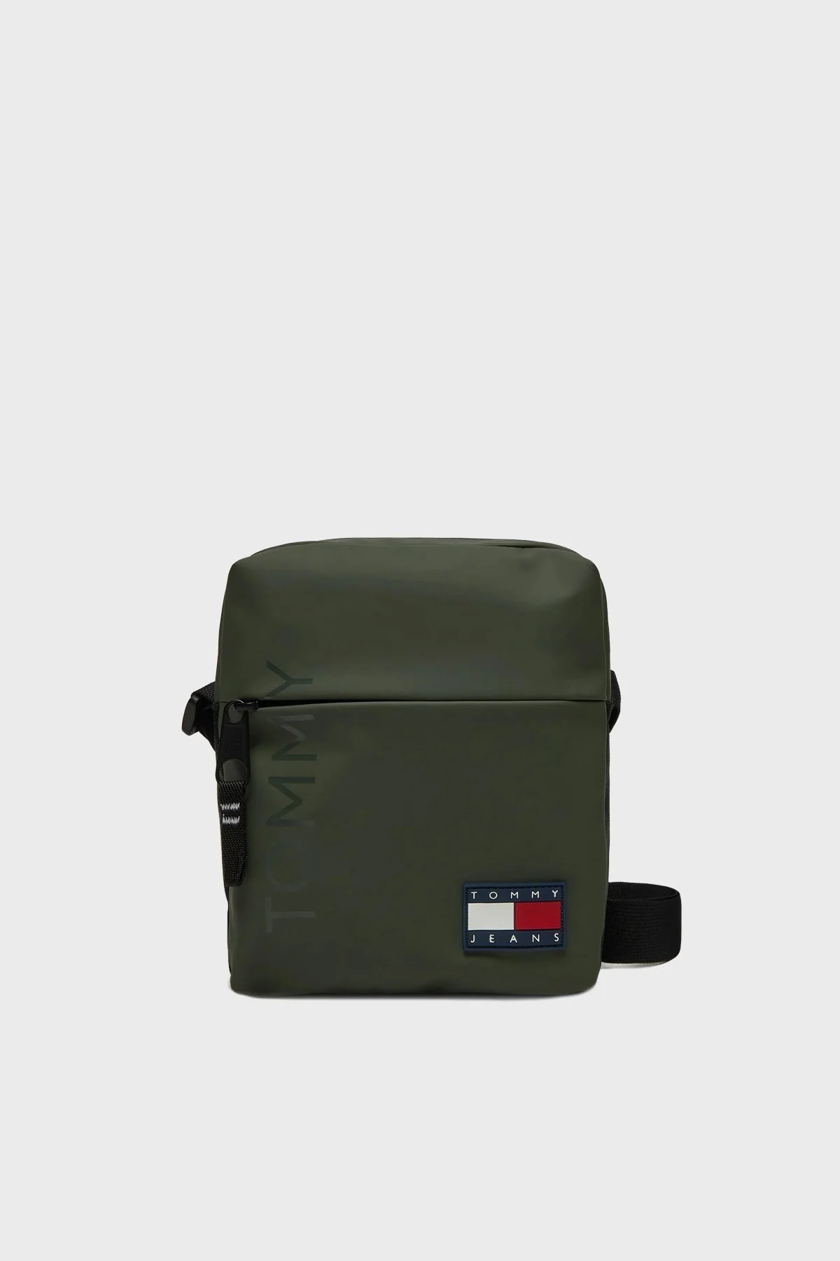 Tommy Jeans Logolu Ayarlanabilir Çapraz Askılı Erkek Çanta AM0AM12902 MRH KOYU YEŞİL - 1