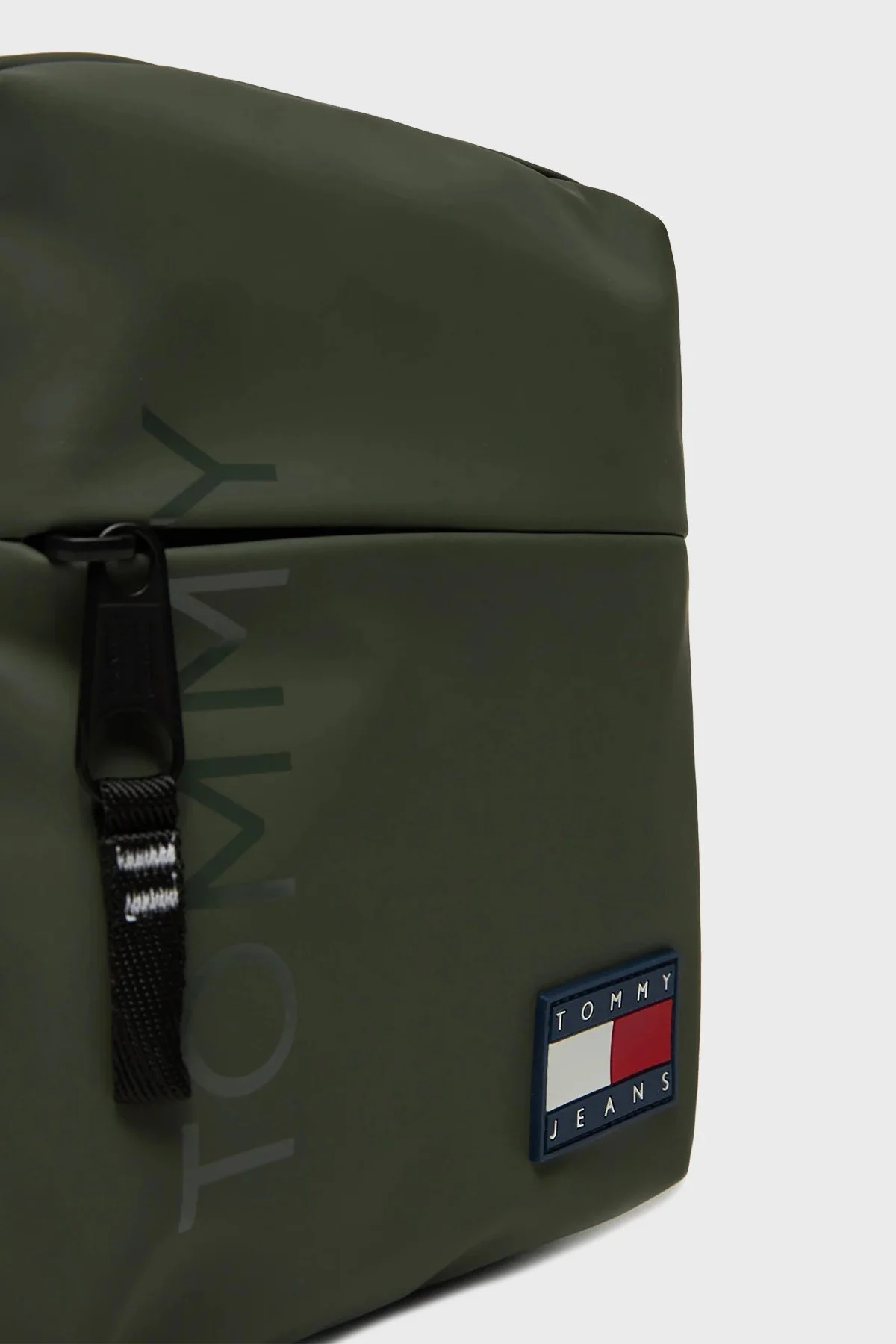 Tommy Jeans Logolu Ayarlanabilir Çapraz Askılı Erkek Çanta AM0AM12902 MRH KOYU YEŞİL - 5