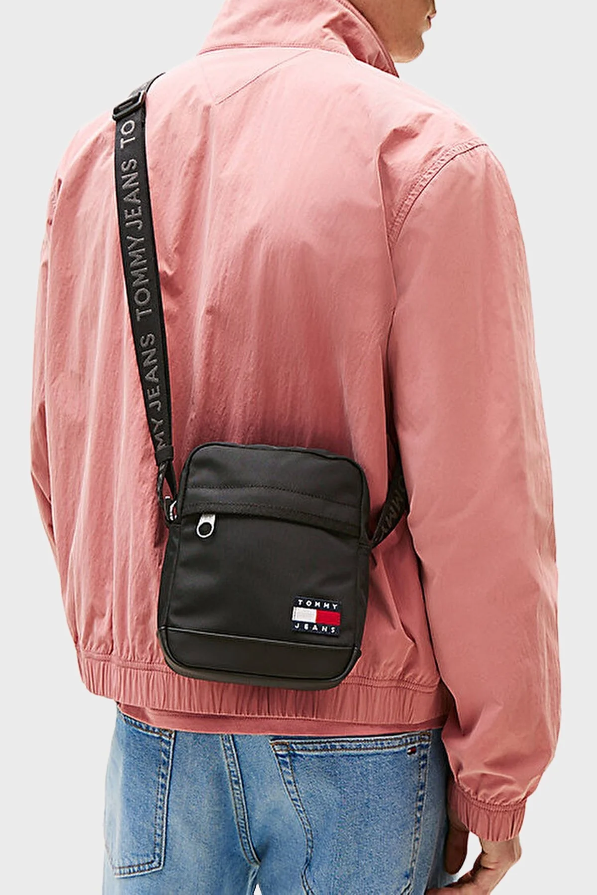 Tommy Jeans Logolu Ayarlanabilir Çapraz Askılı Erkek Çanta AM0AM13389 BDS SİYAH - 2