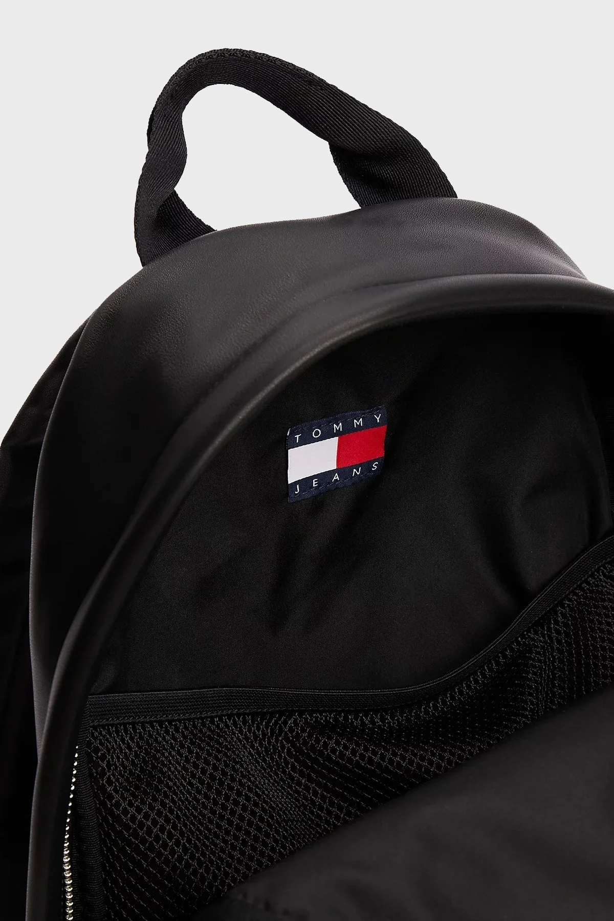 Tommy Jeans Logolu Ayarlanabilir Çift Askılı Bayan Sırt Çantası AW0AW17357 BDS SİYAH - 4