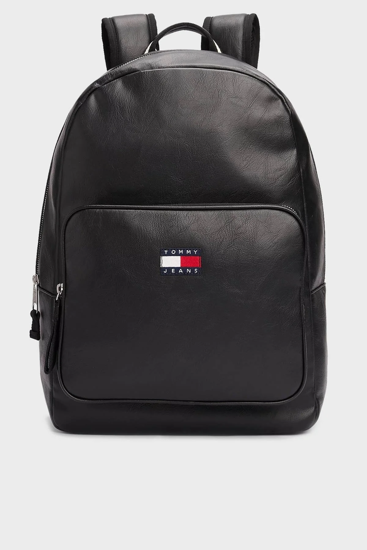 Tommy Jeans Logolu Ayarlanabilir Çift Askılı Erkek Sırt Çantası AM0AM12909 BDS SİYAH - 1