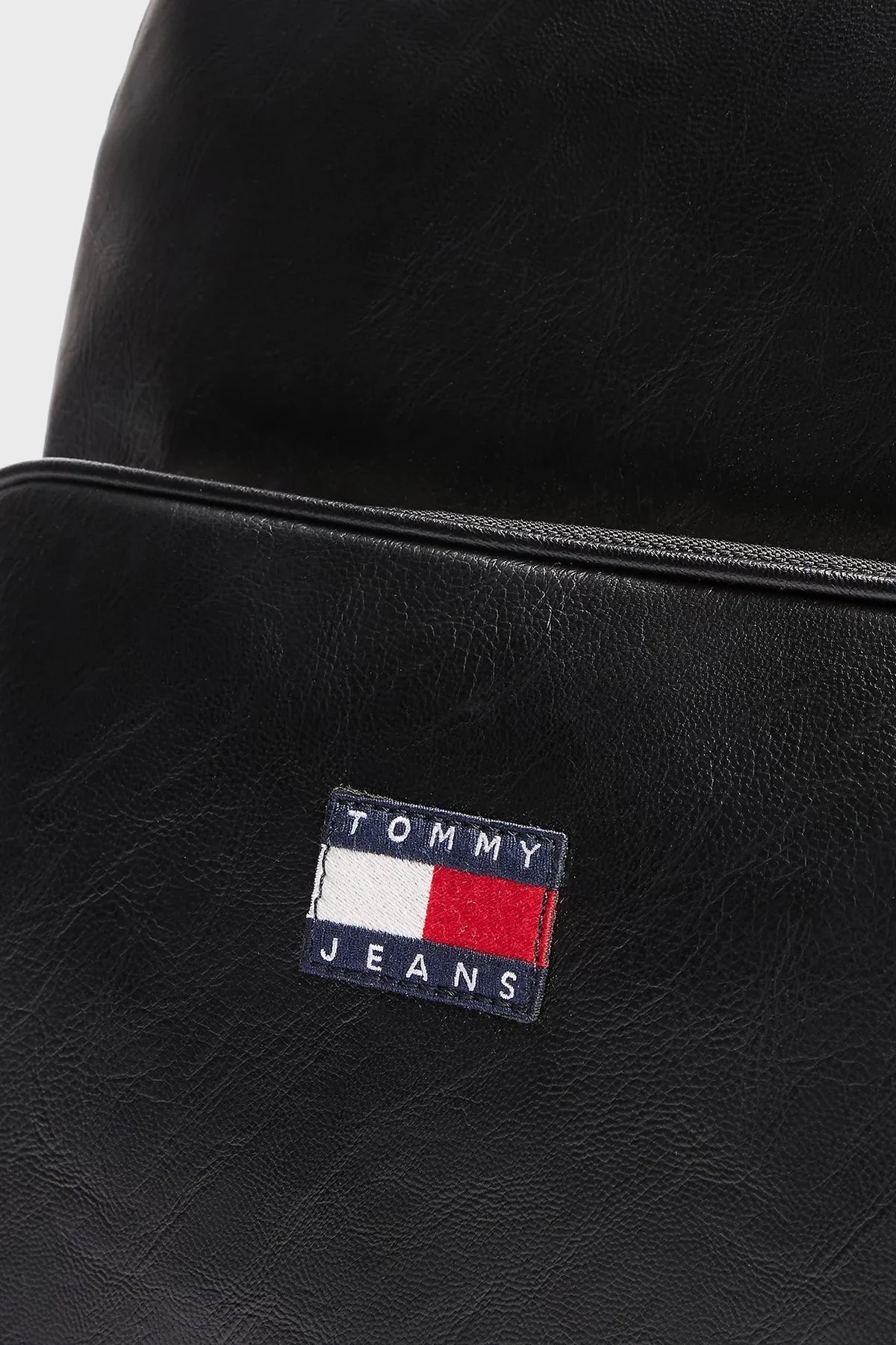 Tommy Jeans Logolu Ayarlanabilir Çift Askılı Erkek Sırt Çantası AM0AM12909 BDS SİYAH - 5