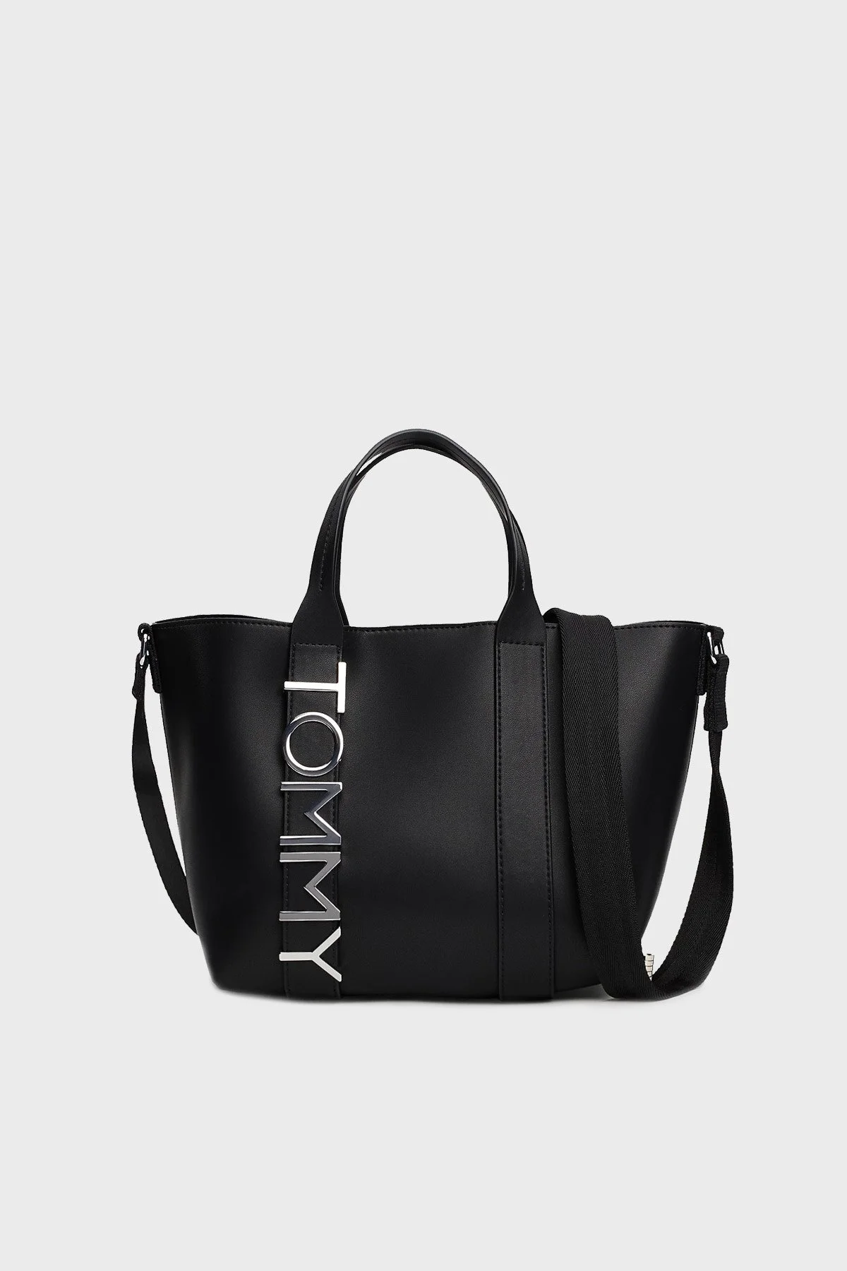 Tommy Jeans Logolu Ayarlanabilir Çıkarılabilir Çapraz Askılı Bayan Çanta AW0AW17049 BDS SİYAH - 6