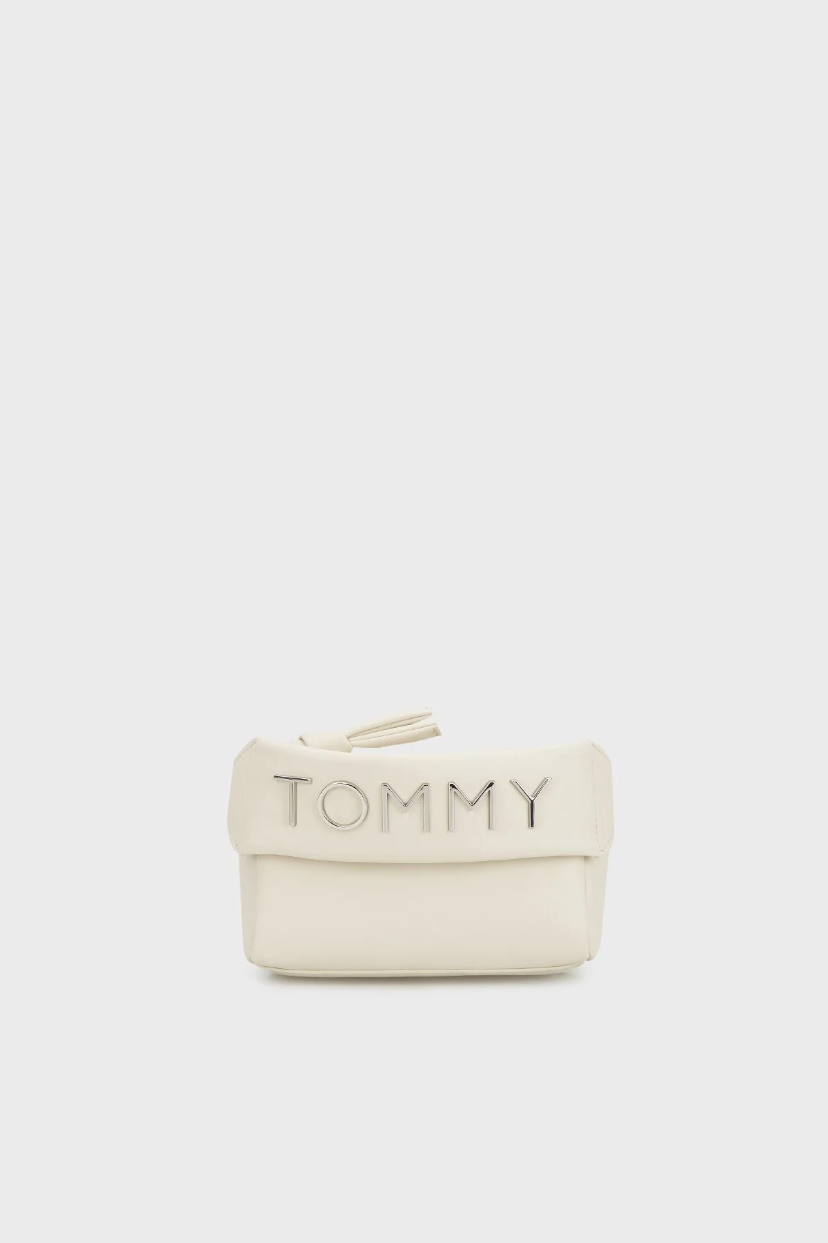 Tommy Jeans Logolu Ayarlanabilir Omuz Askılı Bayan Çanta AW0AW16262 ACG BEJ - 1
