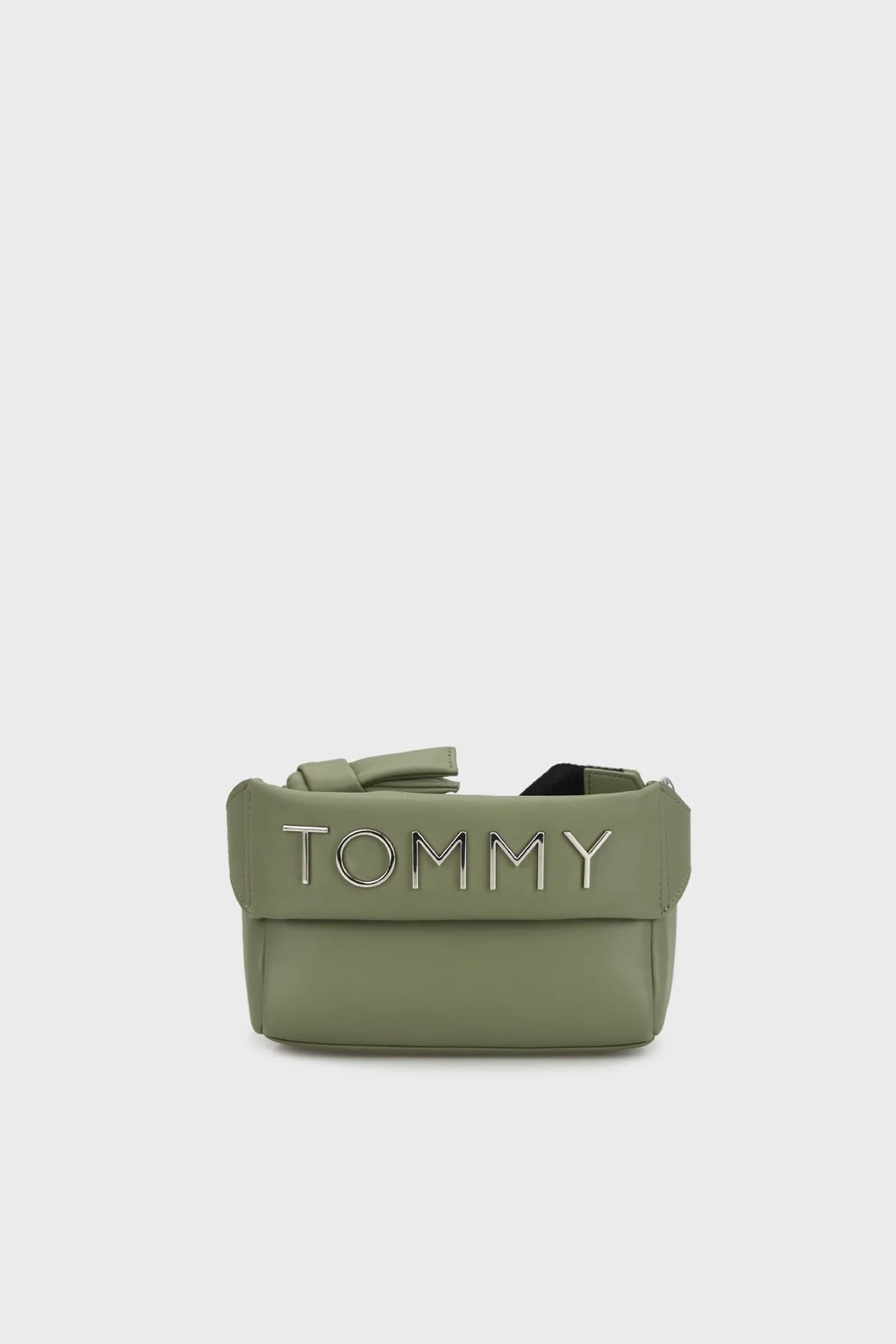 Tommy Jeans Logolu Ayarlanabilir Omuz Askılı Bayan Çanta AW0AW16262 M01 HAKİ - 1