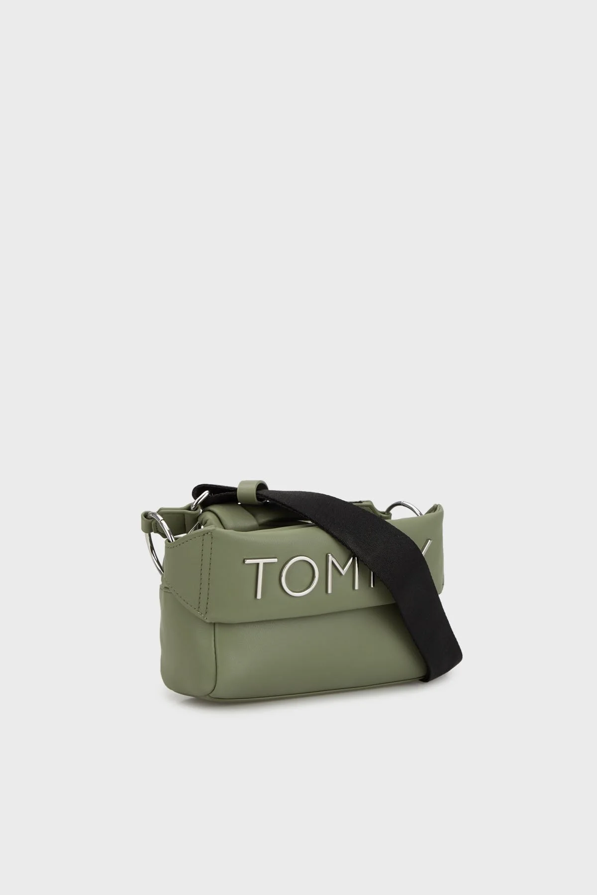 Tommy Jeans Logolu Ayarlanabilir Omuz Askılı Bayan Çanta AW0AW16262 M01 HAKİ - 2