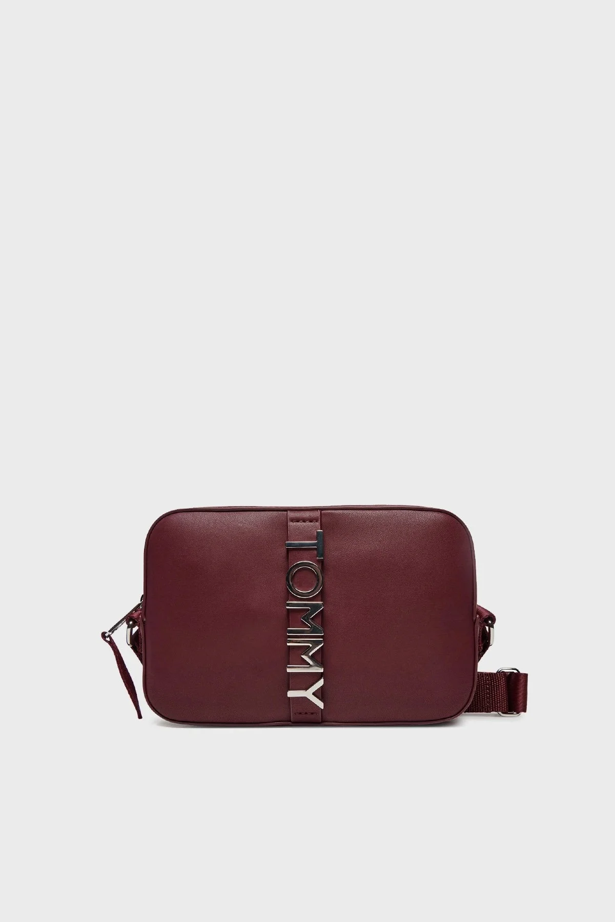 Tommy Jeans Logolu Ayarlanabilir Omuz Askılı Bayan Çanta AW0AW16511 VLP BORDO - 1