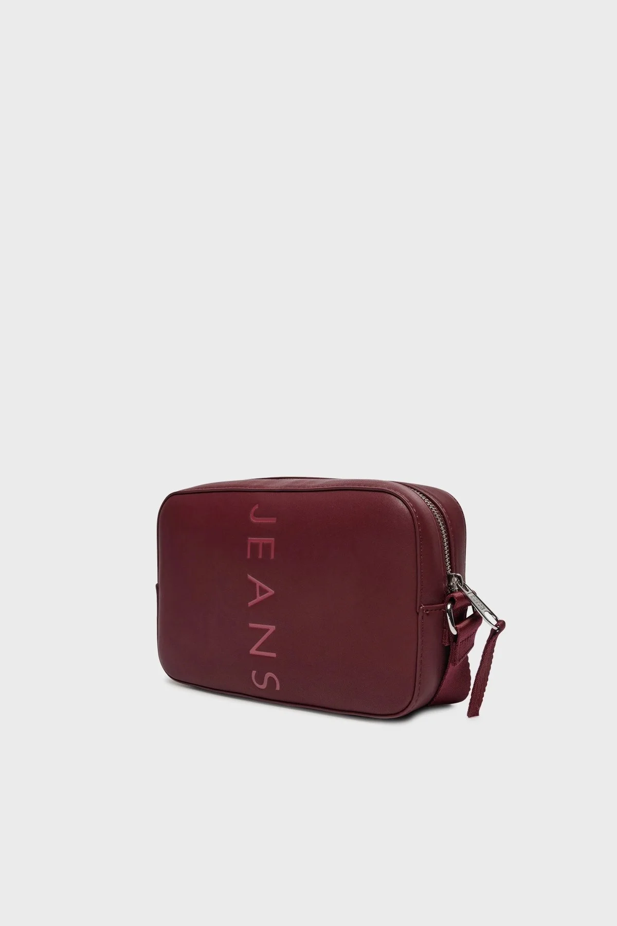 Tommy Jeans Logolu Ayarlanabilir Omuz Askılı Bayan Çanta AW0AW16511 VLP BORDO - 4