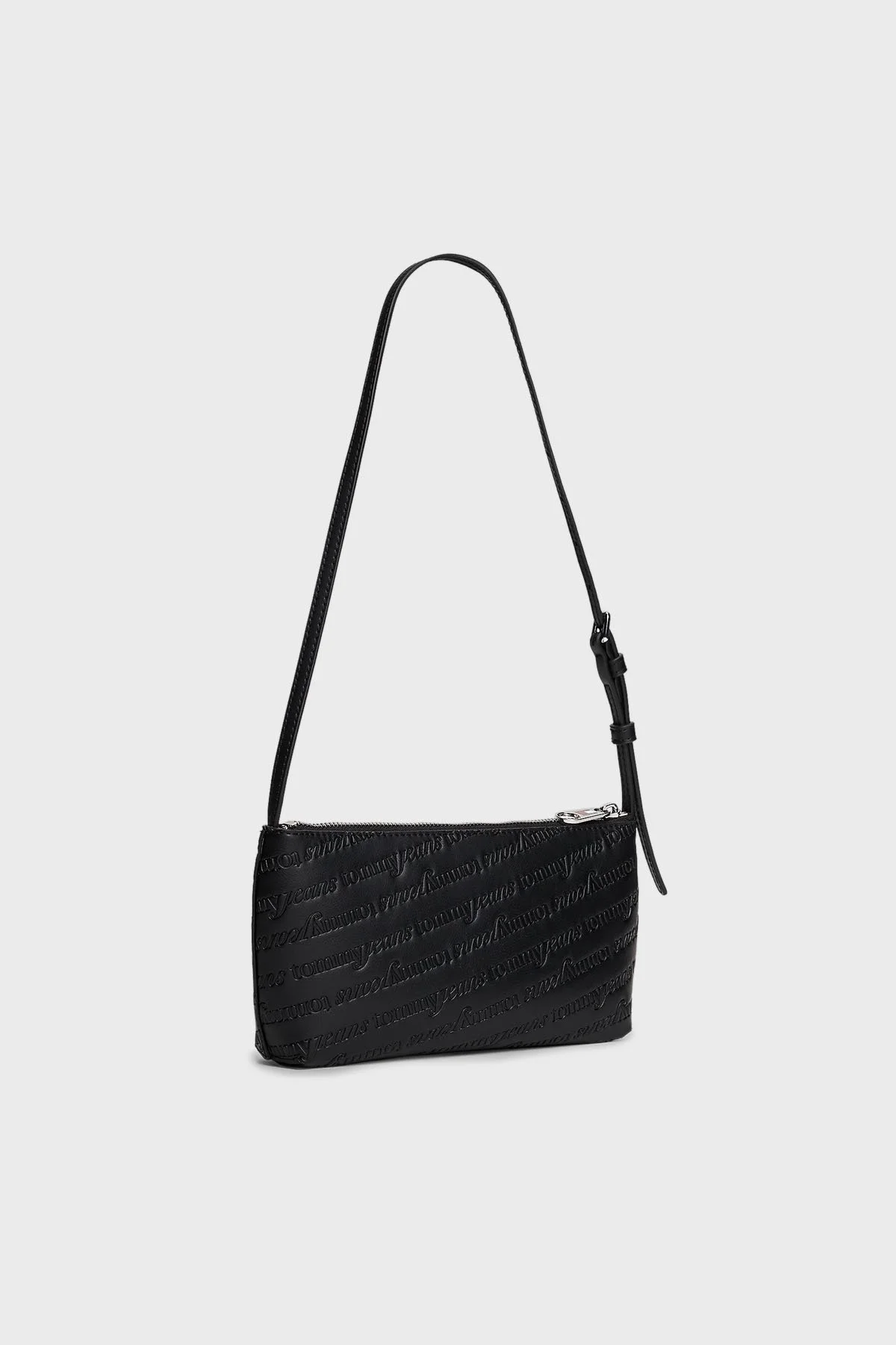 Tommy Jeans Logolu Ayarlanabilir Omuz Askılı Bayan Çanta AW0AW17867 BDS SİYAH - 3