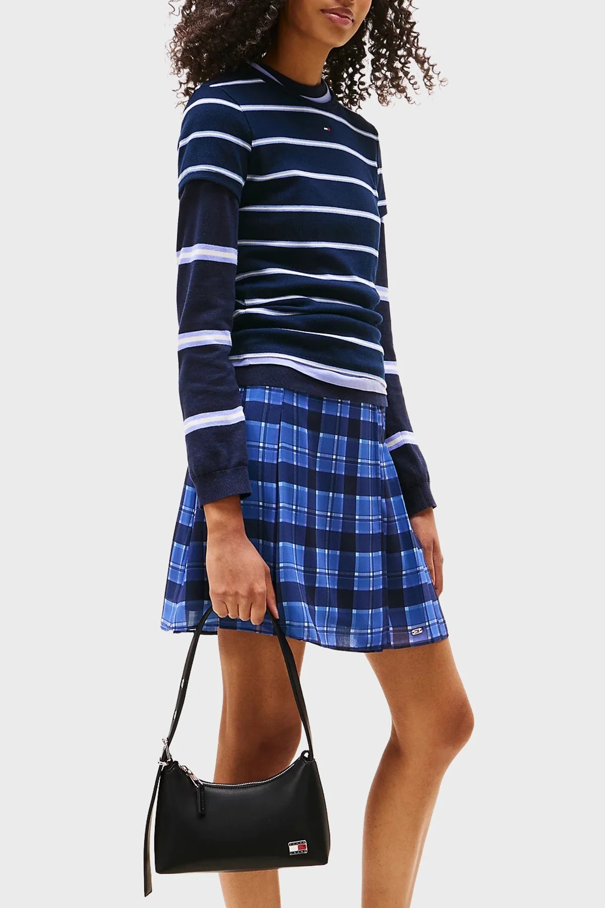 Tommy Jeans Logolu Ayarlanabilir Omuz Askılı Bayan Çanta AW0AW17873 BDS SİYAH - 2