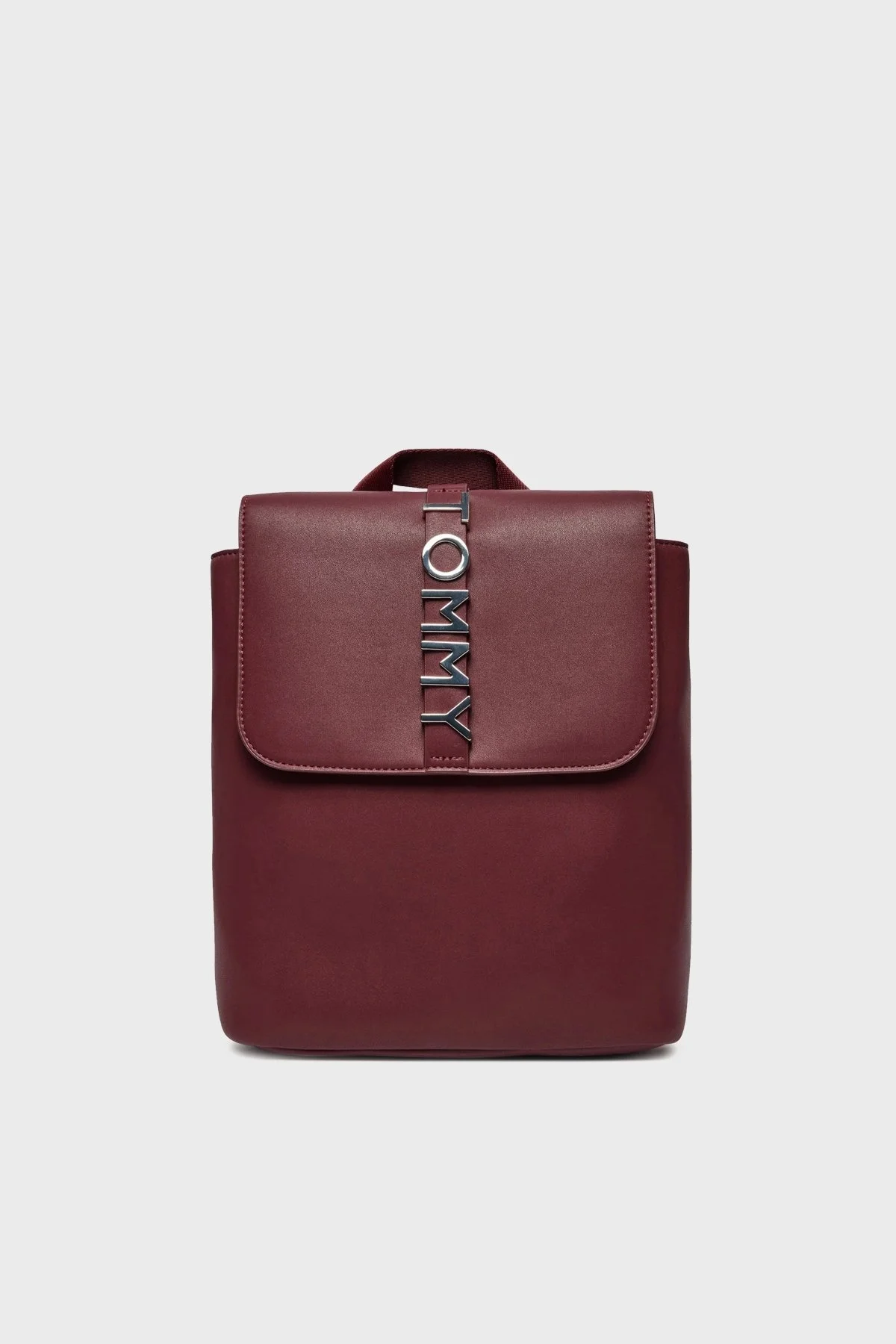 Tommy Jeans Logolu Ayarlanabilir Omuz Askılı Bayan Sırt Çantası AW0AW16506 VLP BORDO - 5