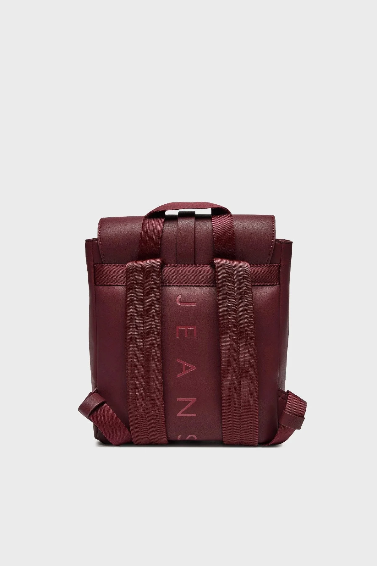 Tommy Jeans Logolu Ayarlanabilir Omuz Askılı Bayan Sırt Çantası AW0AW16506 VLP BORDO - 6