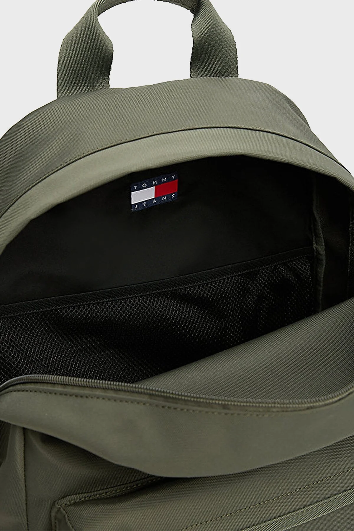 Tommy Jeans Logolu Ayarlanabilir Omuz Askılı Erkek Sırt Çantası AM0AM13400 MRH KOYU YEŞİL - 4