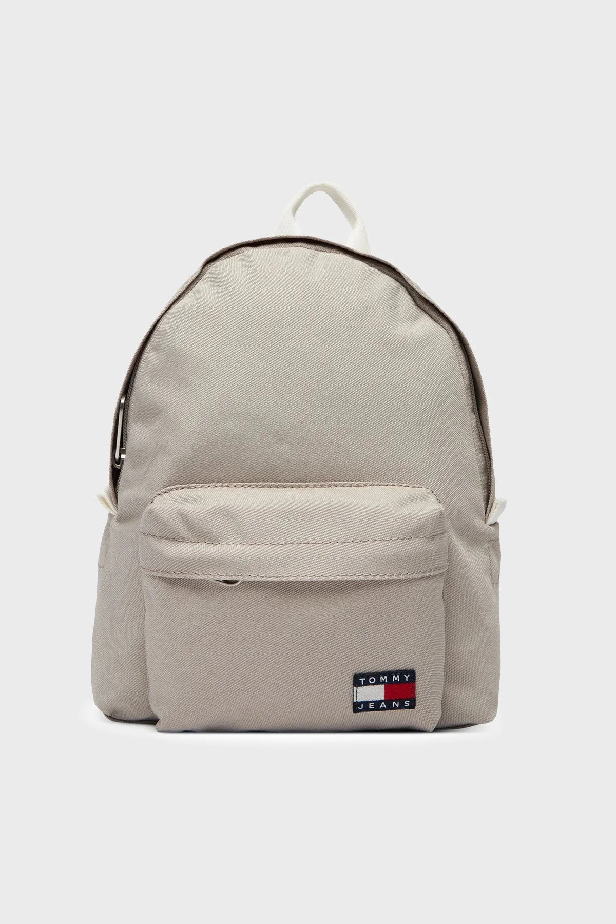 Tommy Jeans Logolu Ayarlanabilir Omuz Askılı Kadın Sırt Çantası AW0AW18648 AEP BEJ - 1