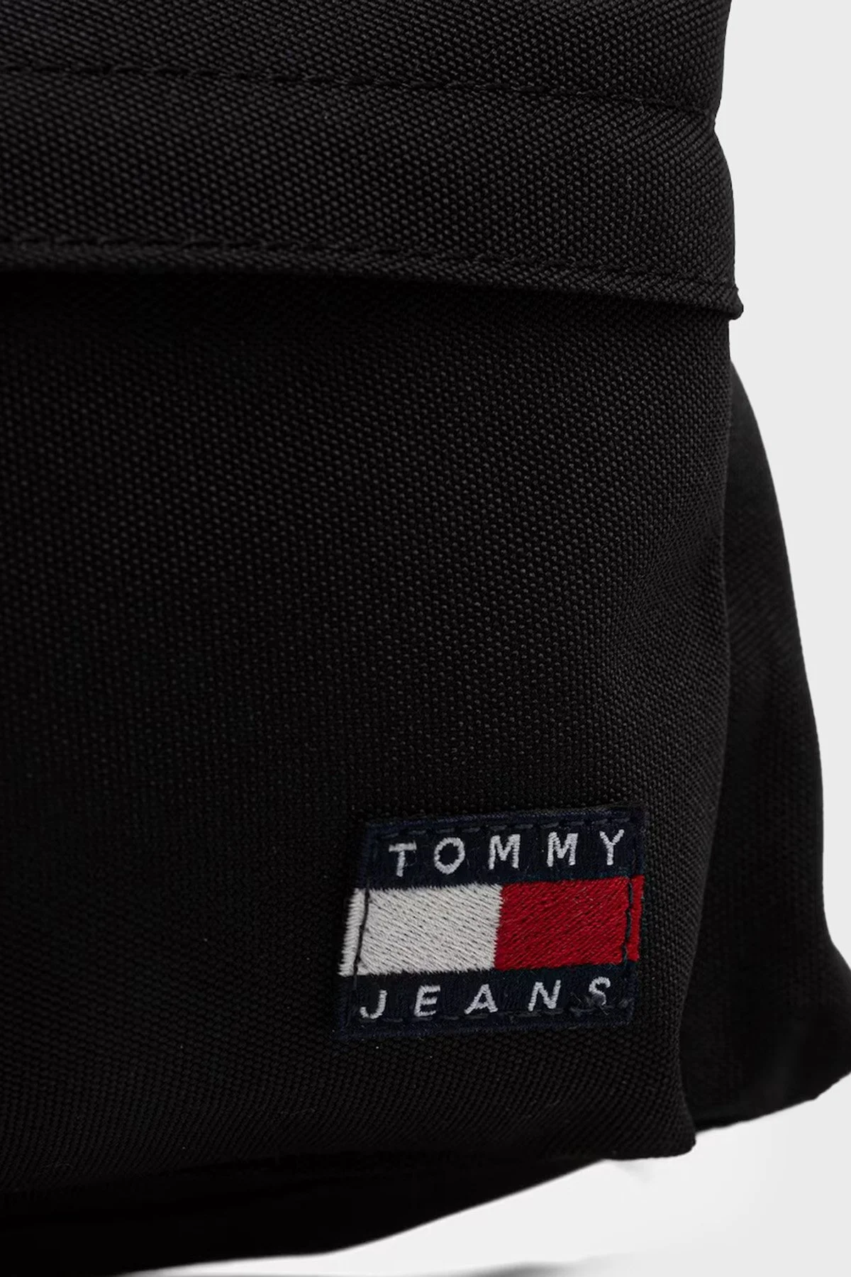 Tommy Jeans Logolu Ayarlanabilir Omuz Askılı Kadın Sırt Çantası AW0AW18648 BDS SİYAH - 4