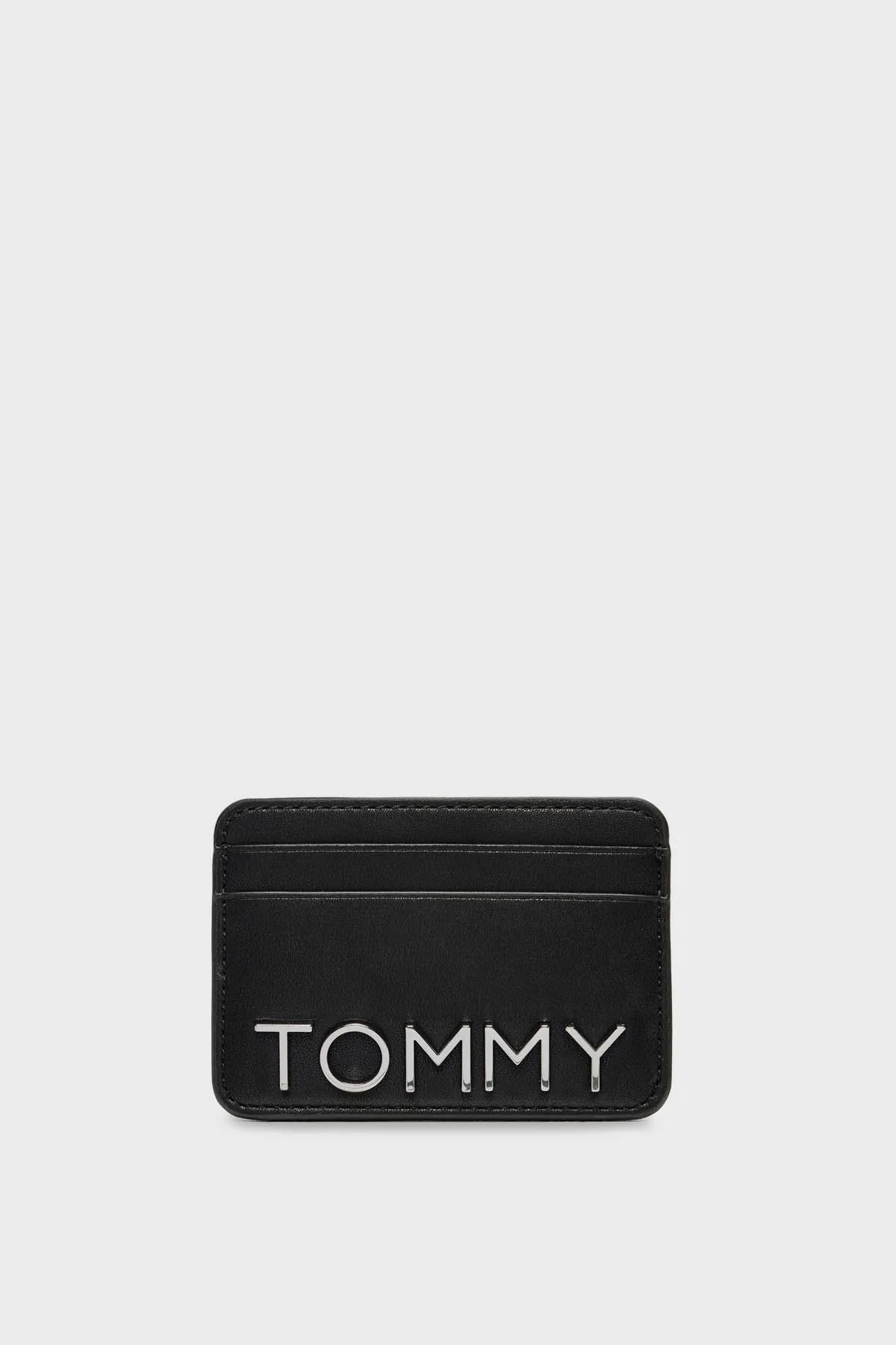 Tommy Jeans Logolu Bayan Kartlık AW0AW16491 BDS SİYAH - 1