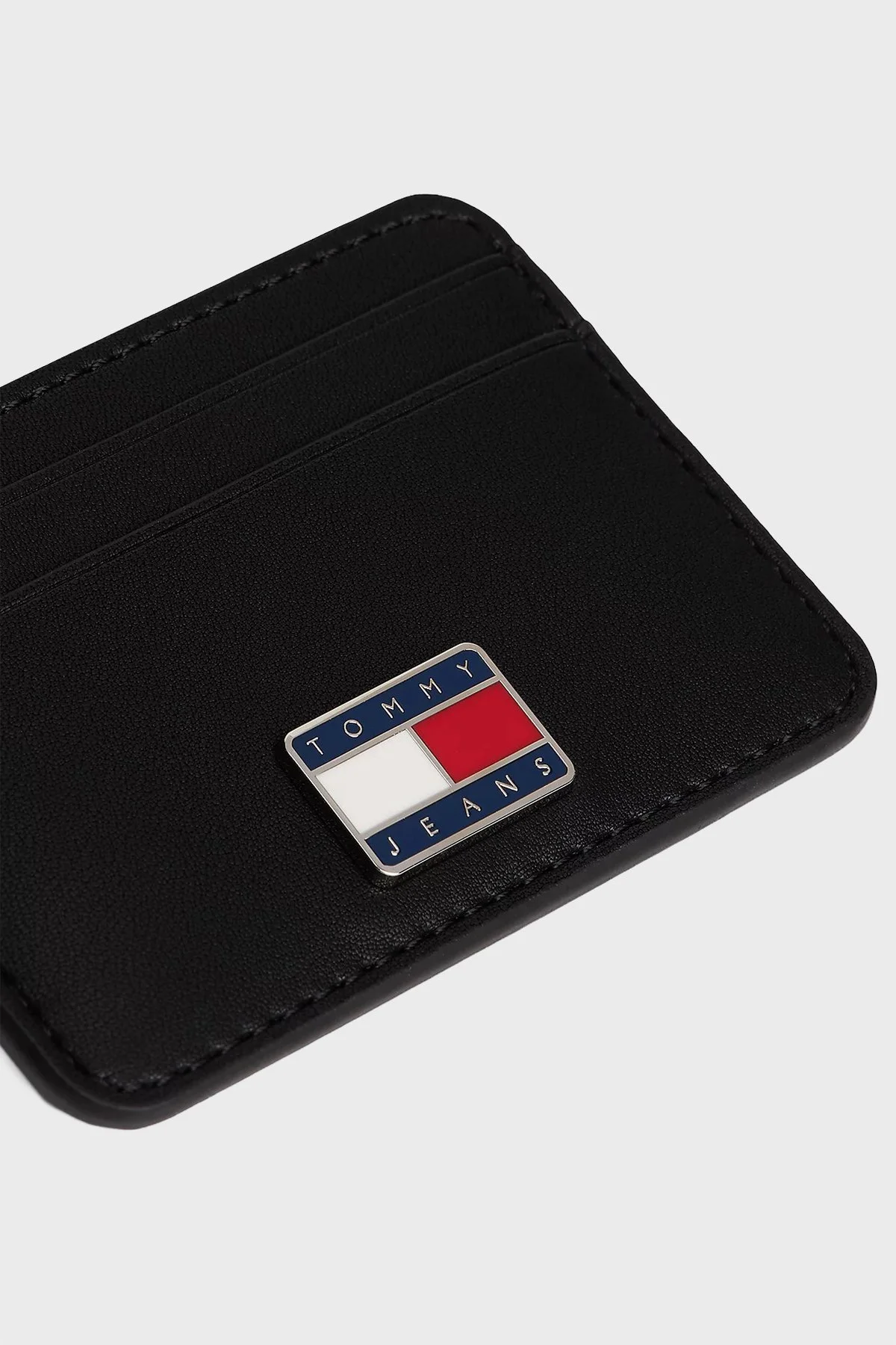 Tommy Jeans Logolu Bayan Kartlık AW0AW18030 BDS SİYAH - 3