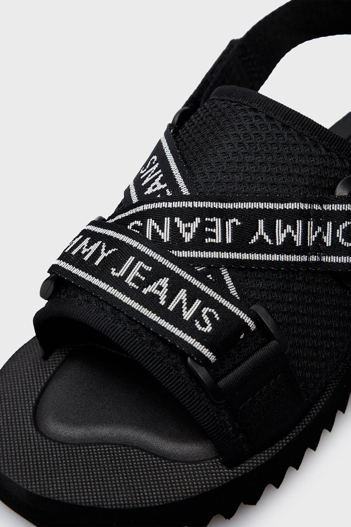 Tommy Jeans Logolu Bayan Sandalet EN0EN02462 BDS SİYAH - 5