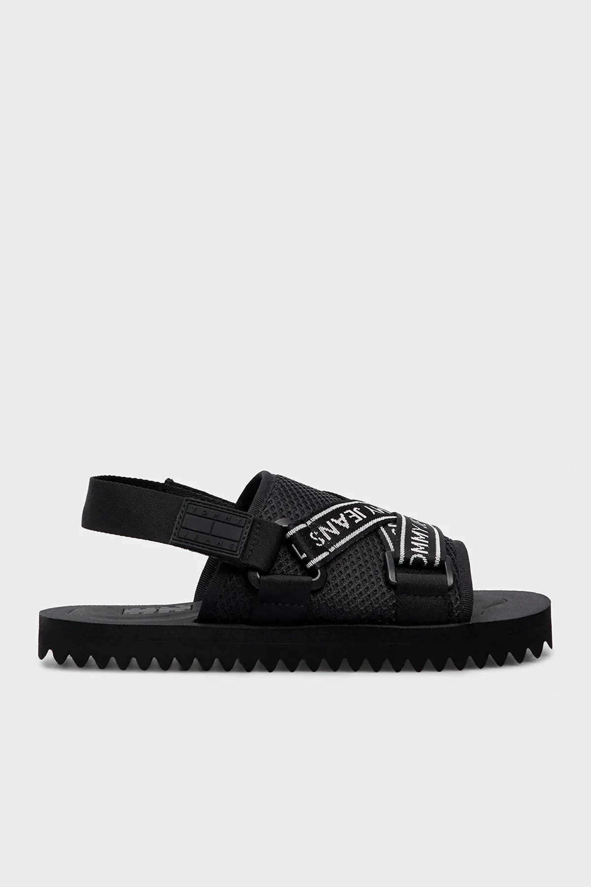 Tommy Jeans Logolu Kadın Sandalet EN0EN02462 BDS SİYAH - 1