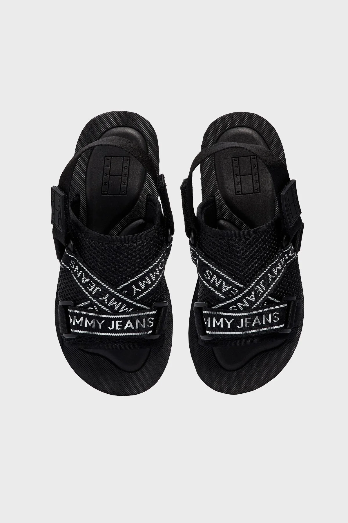 Tommy Jeans Logolu Kadın Sandalet EN0EN02462 BDS SİYAH - 4