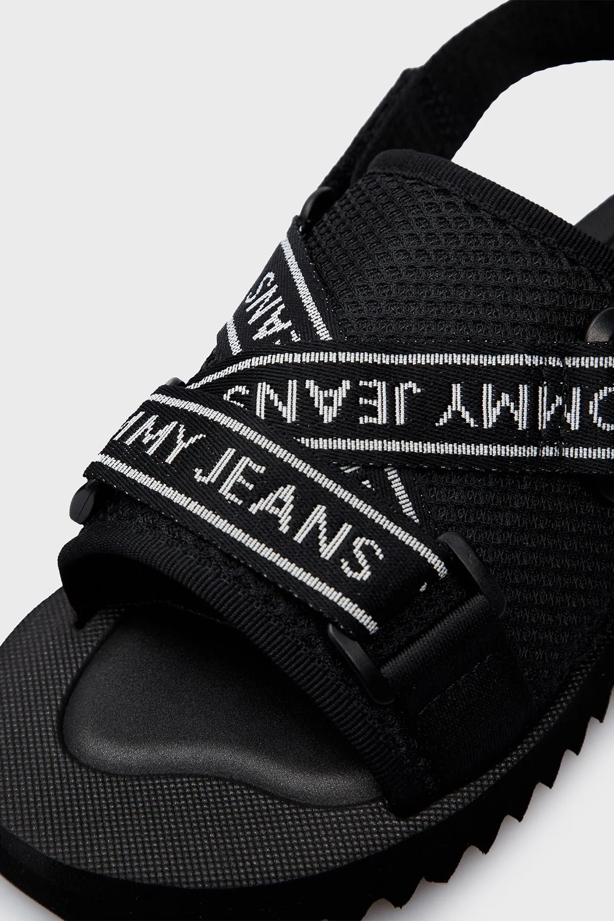 Tommy Jeans Logolu Kadın Sandalet EN0EN02462 BDS SİYAH - 5