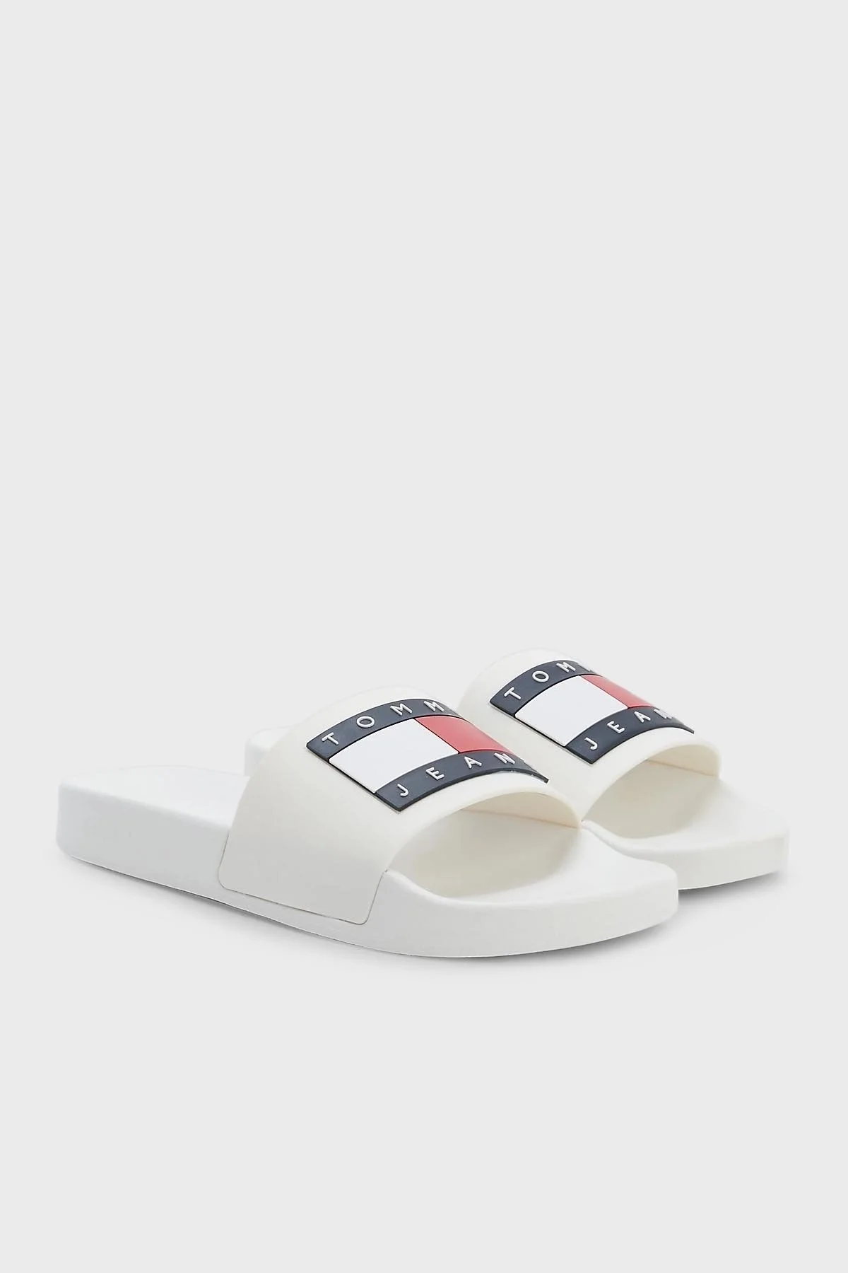 Tommy Jeans Logolu Bayan Terlik EN0EN02115 TCR EKRU - 2