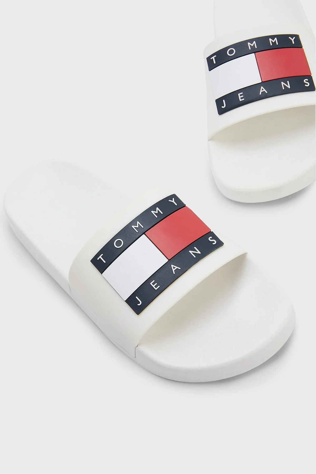 Tommy Jeans Logolu Bayan Terlik EN0EN02115 TCR EKRU - 5