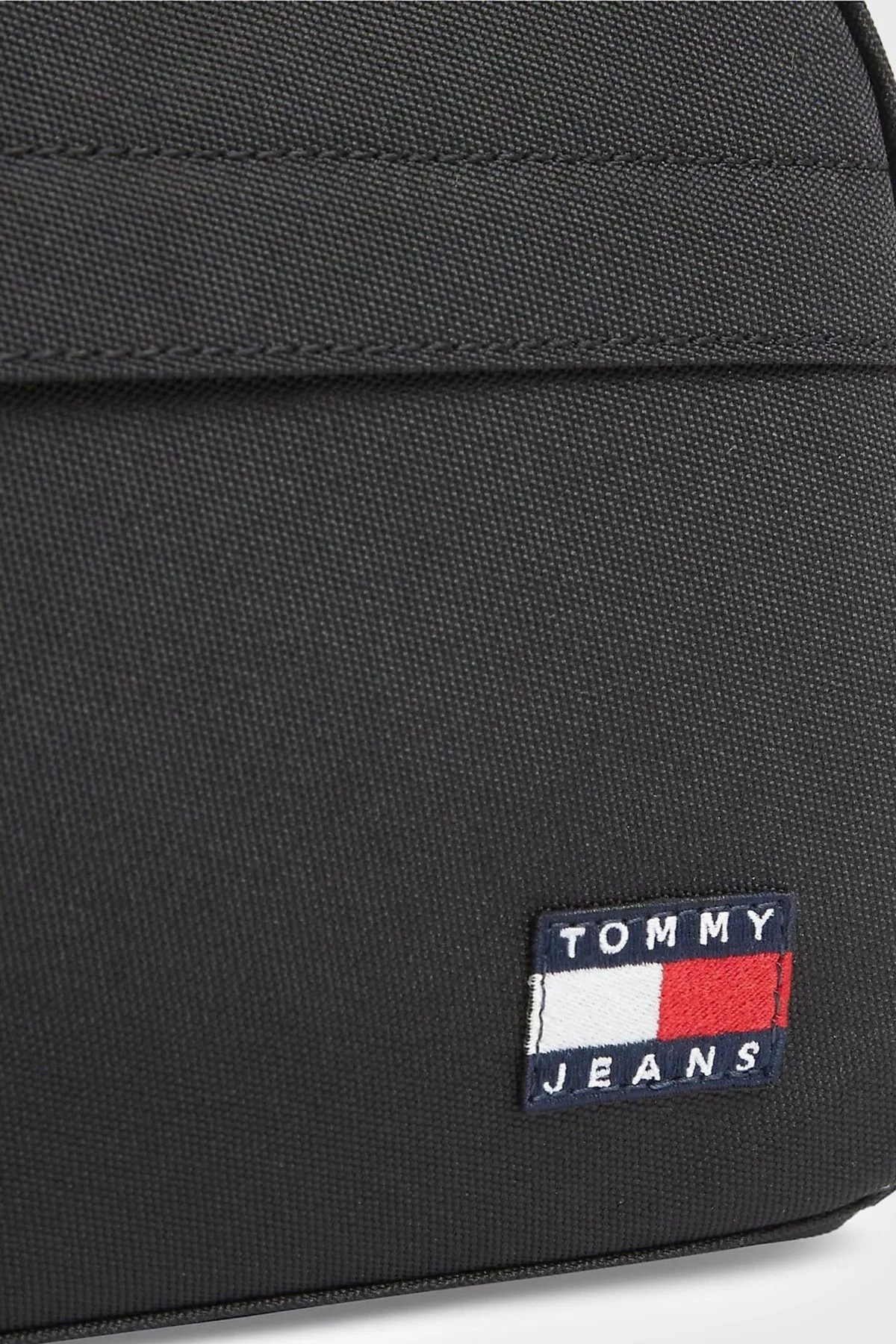 Tommy Jeans Logolu Bilek Askılı Aksesuar Erkek Çanta AM0AM14474 BDS Siyah - 3
