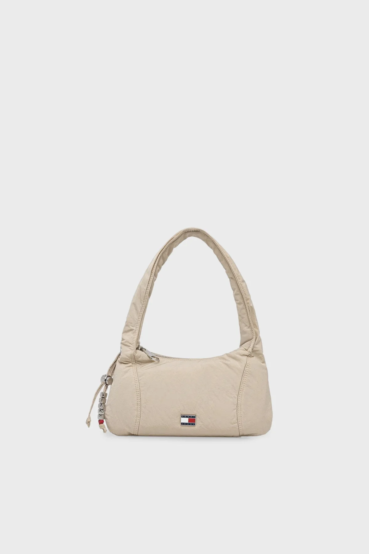 Tommy Jeans Logolu Büzgülü Askı Detaylı Bayan Çanta AW0AW18068 ABY BEJ - 1