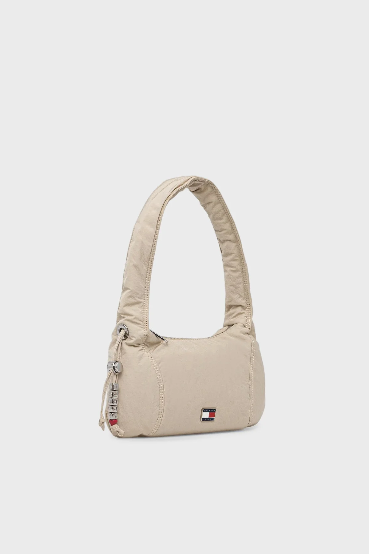 Tommy Jeans Logolu Büzgülü Askı Detaylı Bayan Çanta AW0AW18068 ABY BEJ - 4