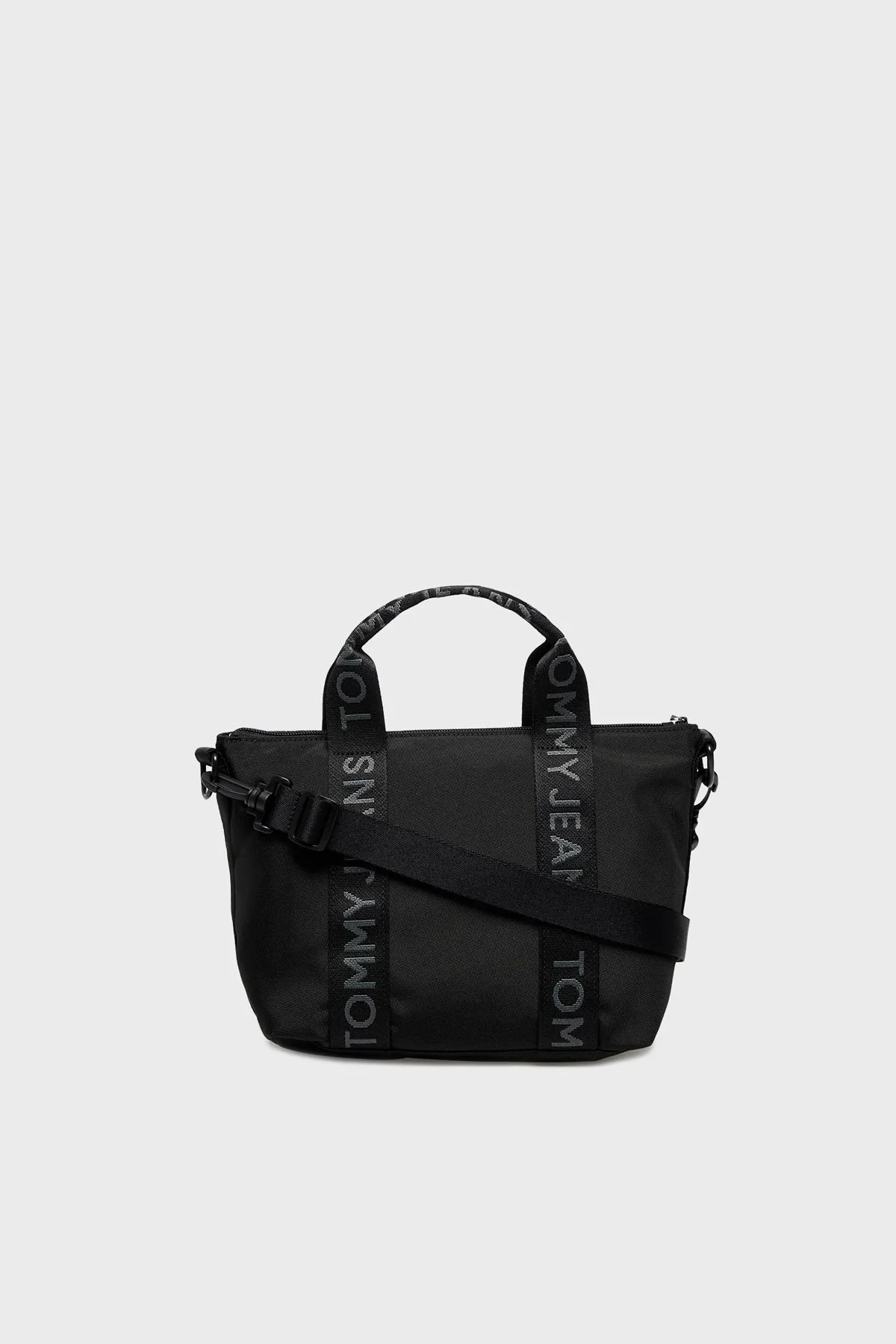 Tommy Jeans Logolu Çıkarılabilir Askılı Bayan Çanta AW0AW17288 BDS SİYAH - 2