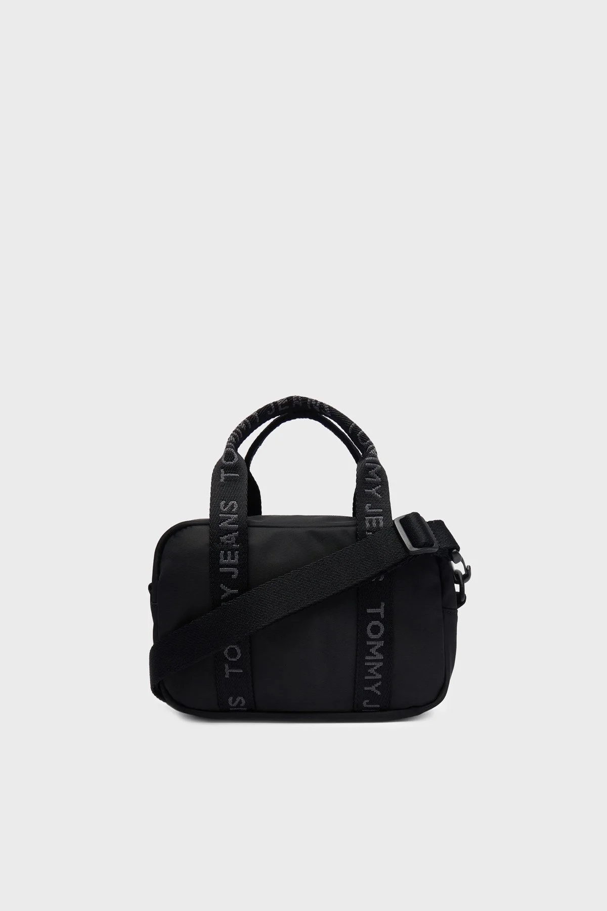 Tommy Jeans Logolu Çıkarılabilir Askılı Bayan Çanta AW0AW17889 BDS SİYAH - 4