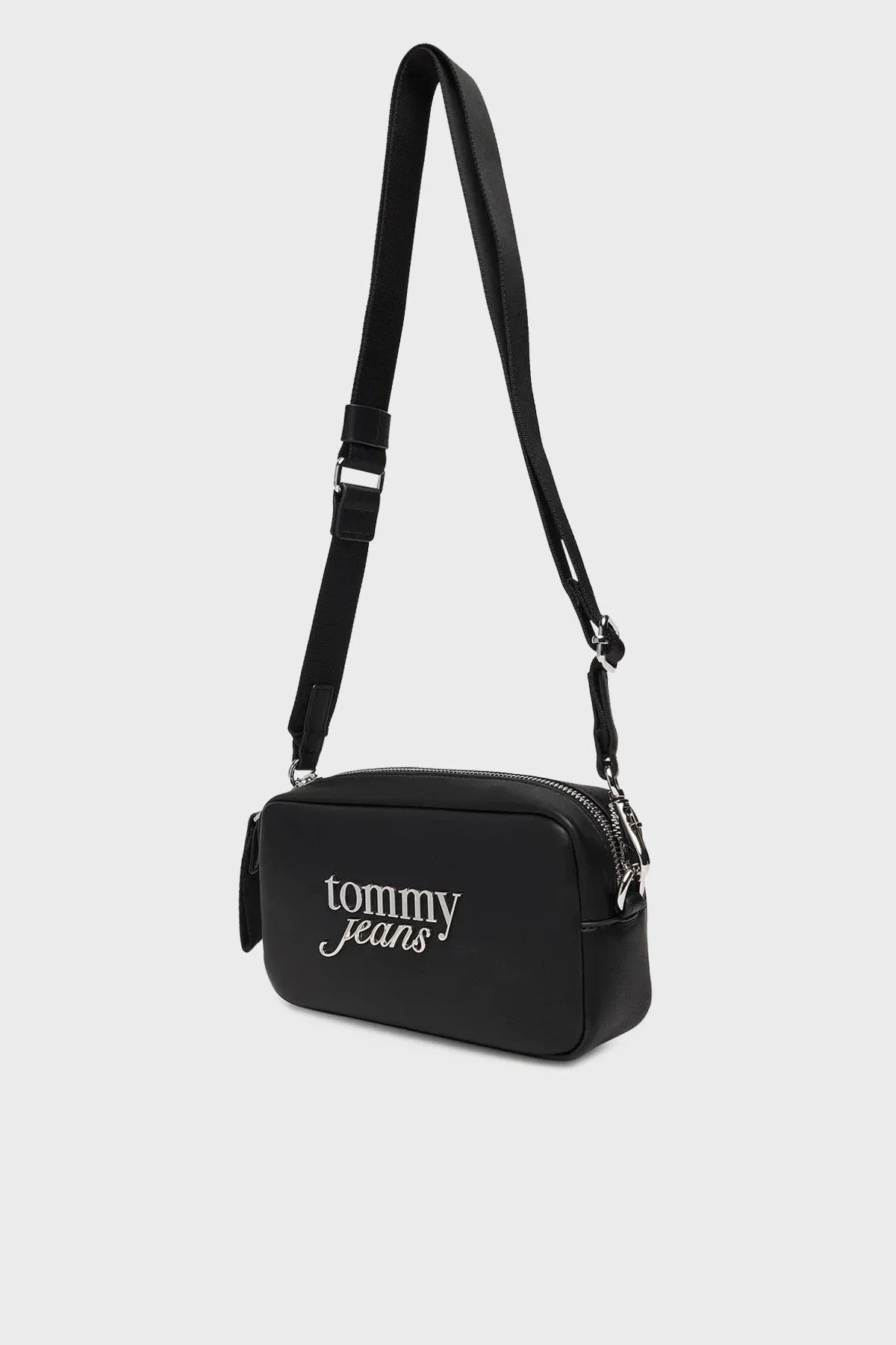 Tommy Jeans Logolu Çıkarılabilir Askılı Bayan Çanta AW0AW17897 BDS SİYAH - 4