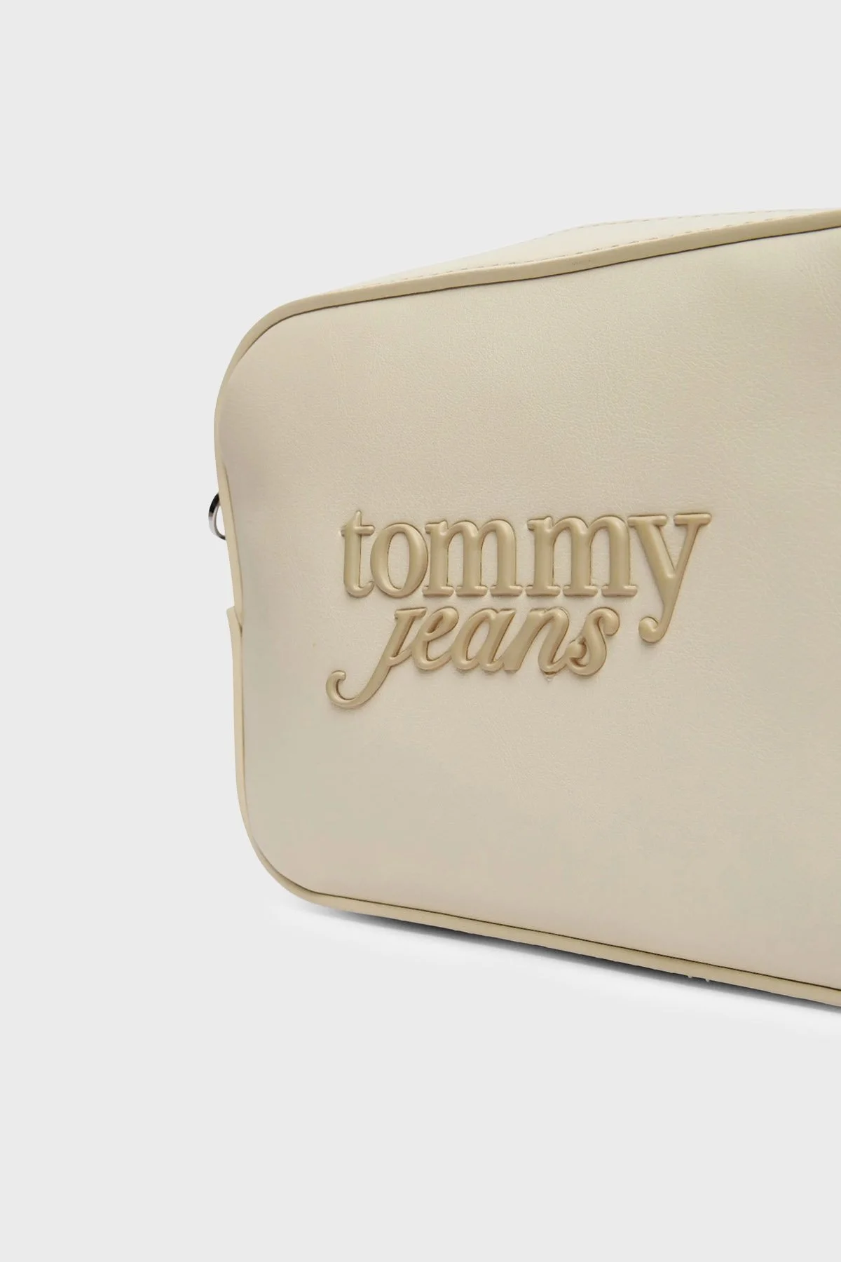 Tommy Jeans Logolu Çıkarılabilir Askılı Kadın Çanta AW0AW18451 ACX Bej - 6