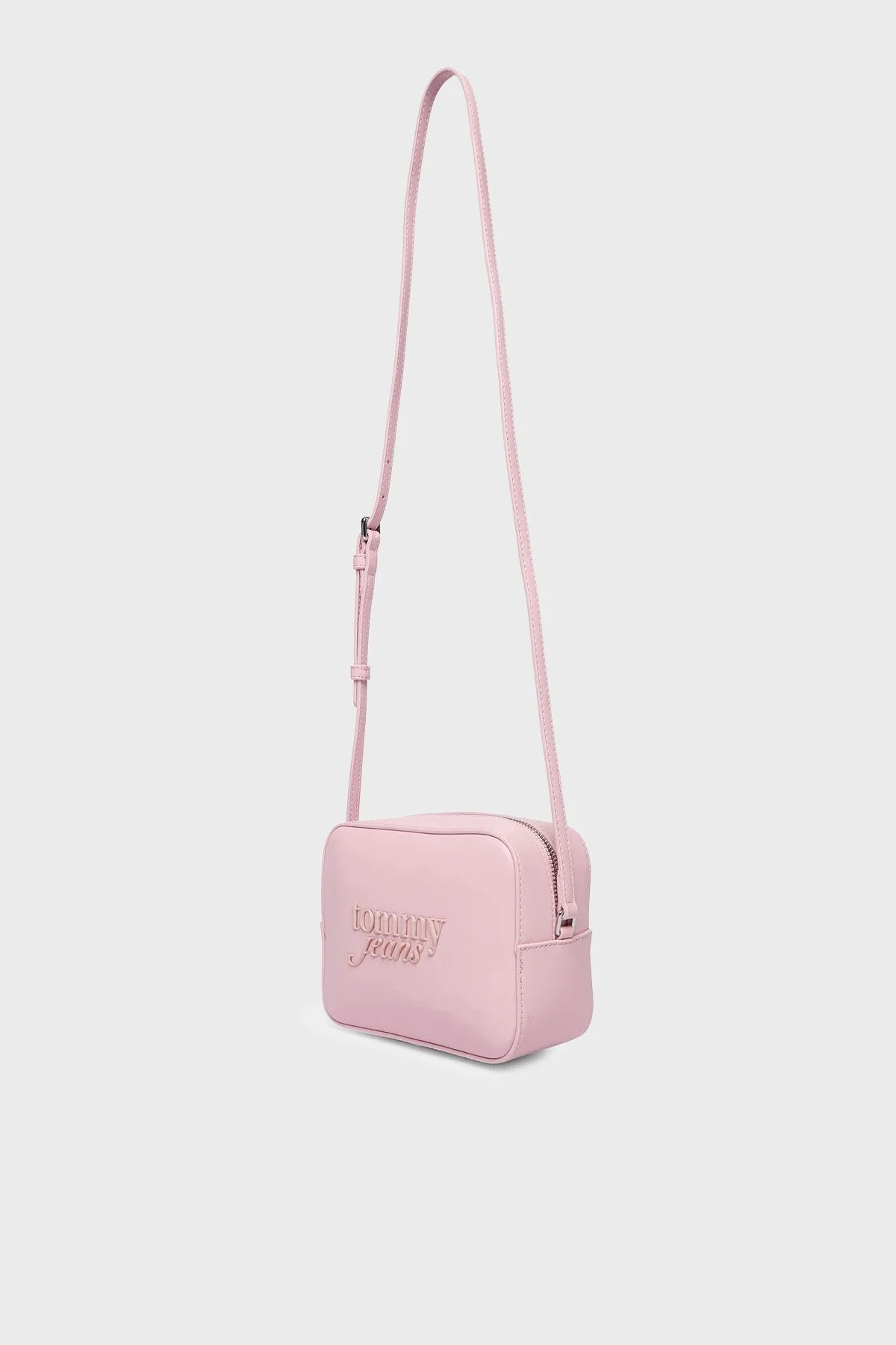 Tommy Jeans Logolu Çıkarılabilir Askılı Kadın Çanta AW0AW18451 TOP PEMBE - 4
