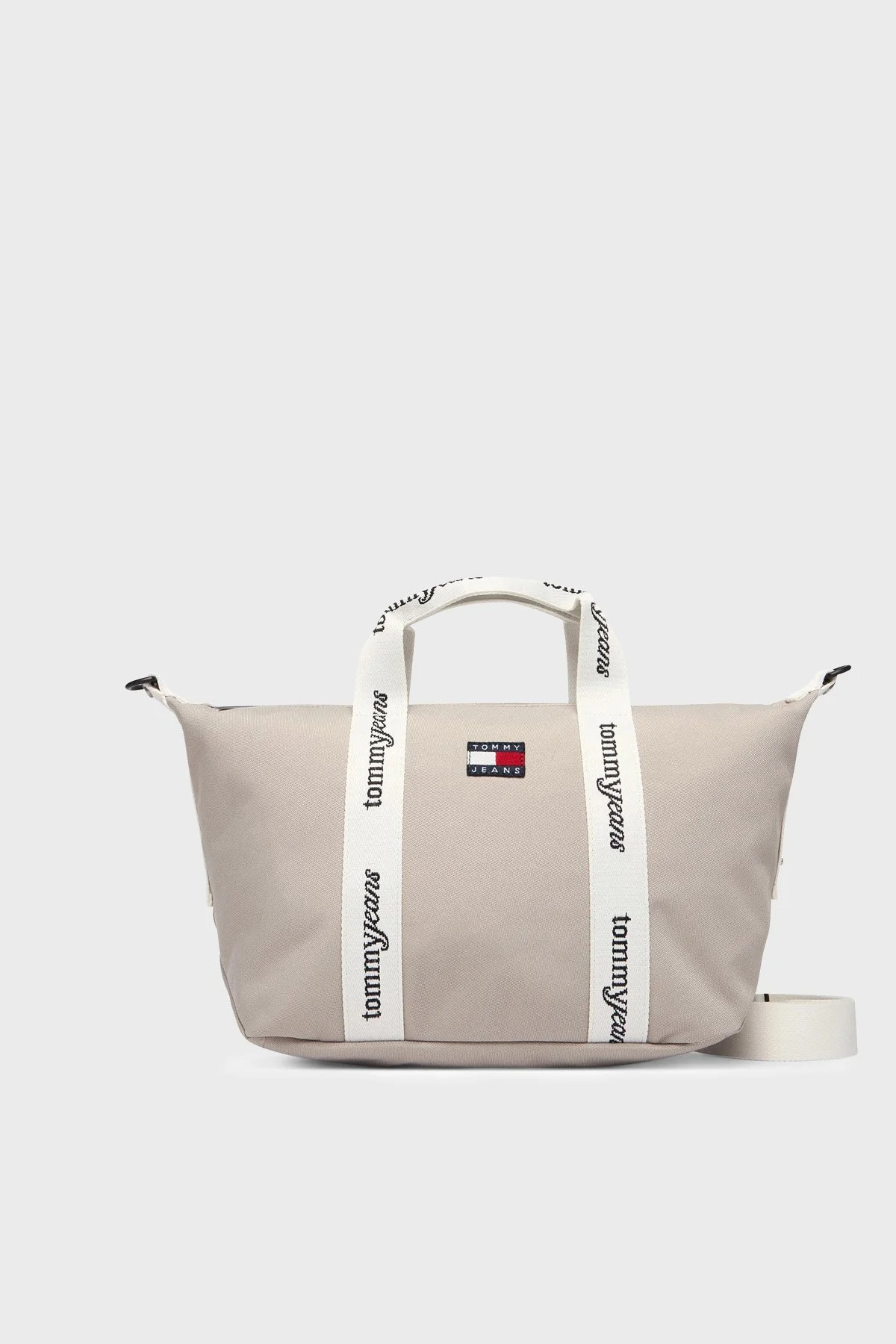 Tommy Jeans Logolu Çıkarılabilir Askılı Kadın Çanta AW0AW18460 AEP BEJ - 1