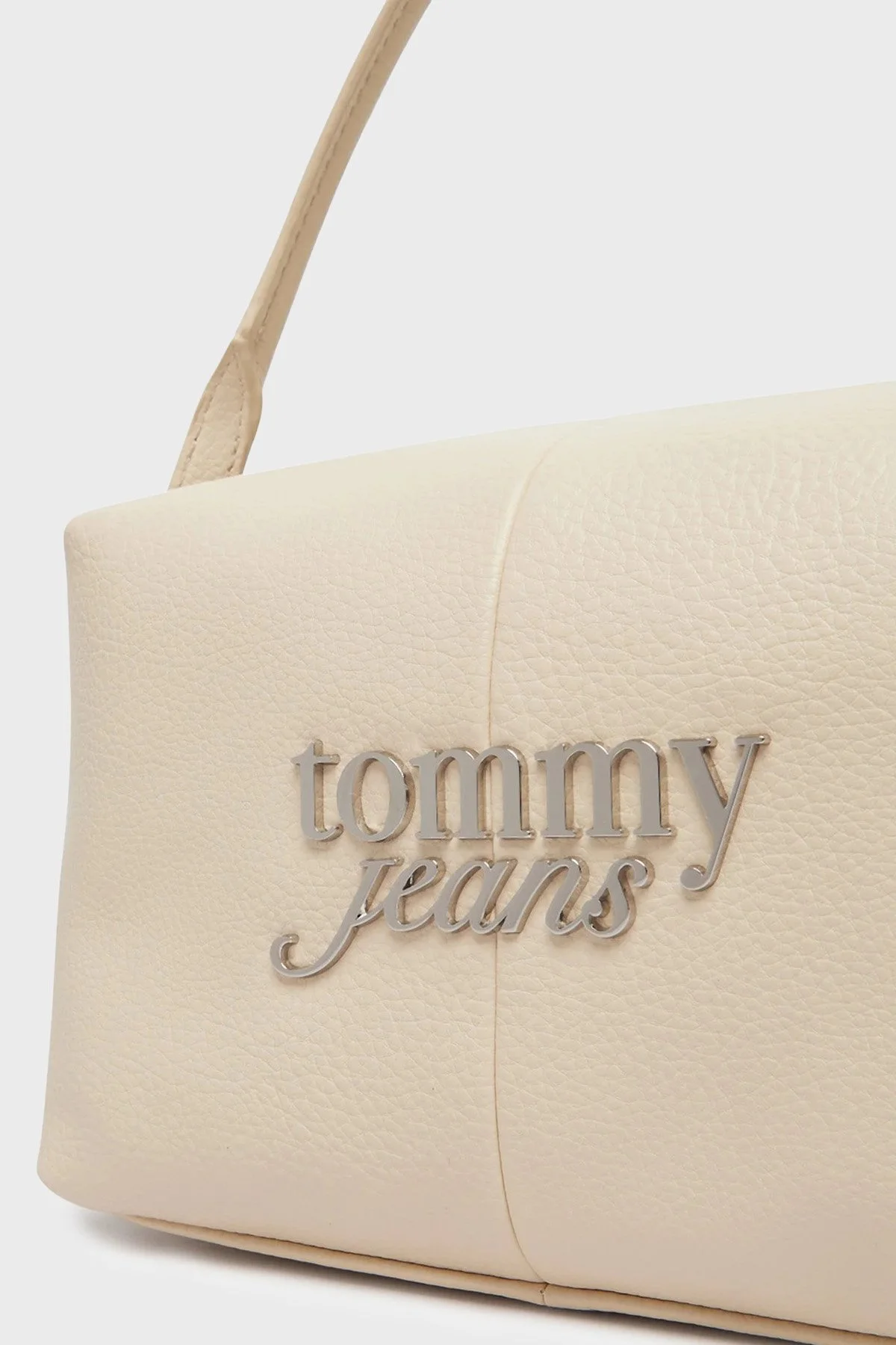 Tommy Jeans Logolu Çıkarılabilir Askılı Kadın Çanta AW0AW18470 ACG BEJ - 6