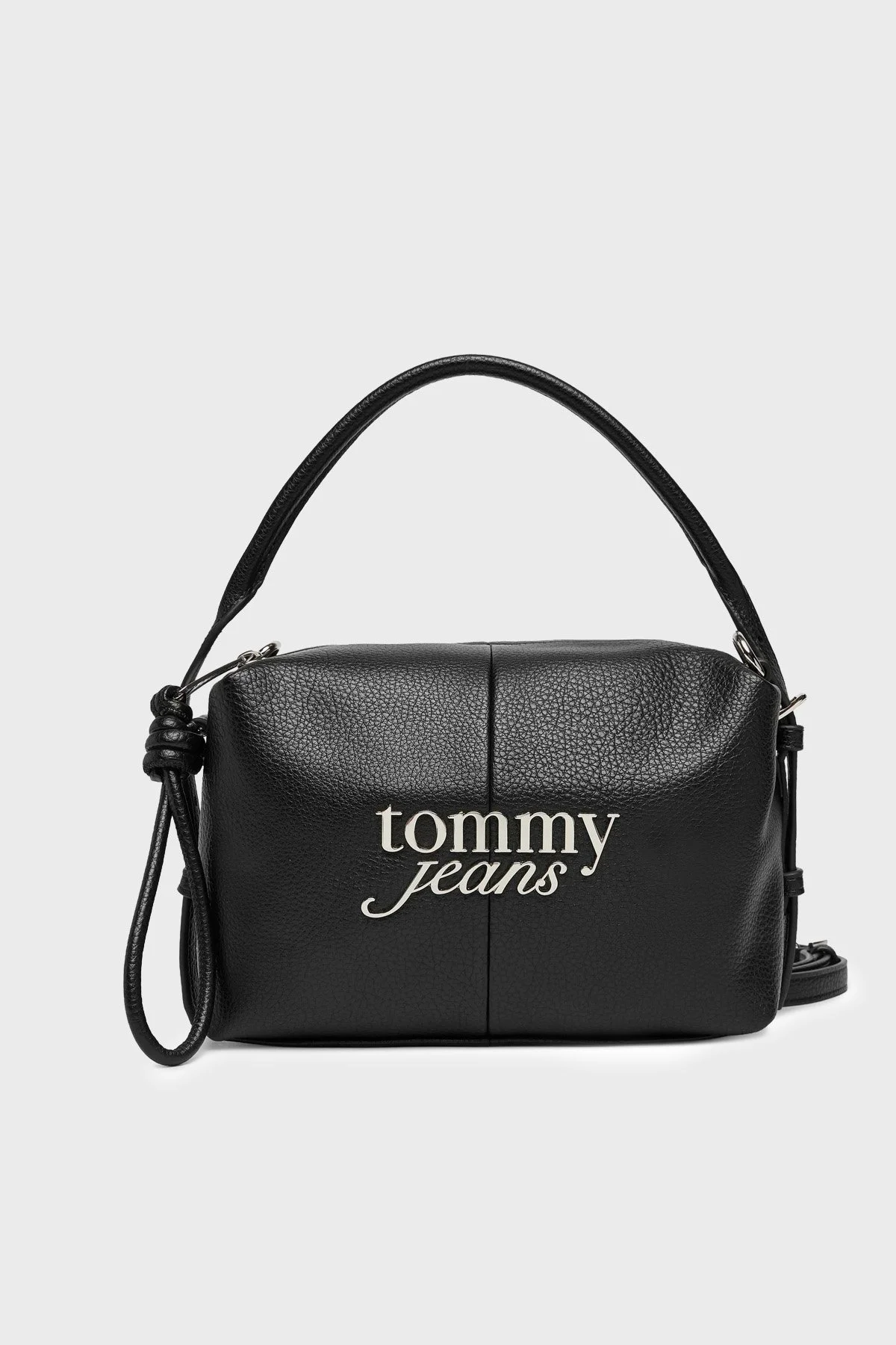 Tommy Jeans Logolu Çıkarılabilir Askılı Kadın Çanta AW0AW18470 BDS SİYAH - 1