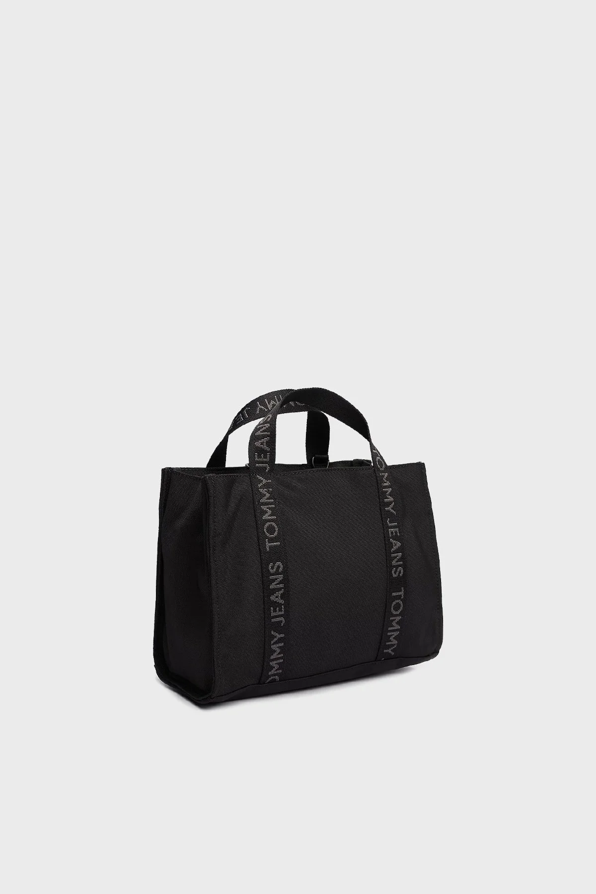 Tommy Jeans Logolu Çıkarılabilir Askılı Tote Bayan Çanta AW0AW17356 BDS SİYAH - 3