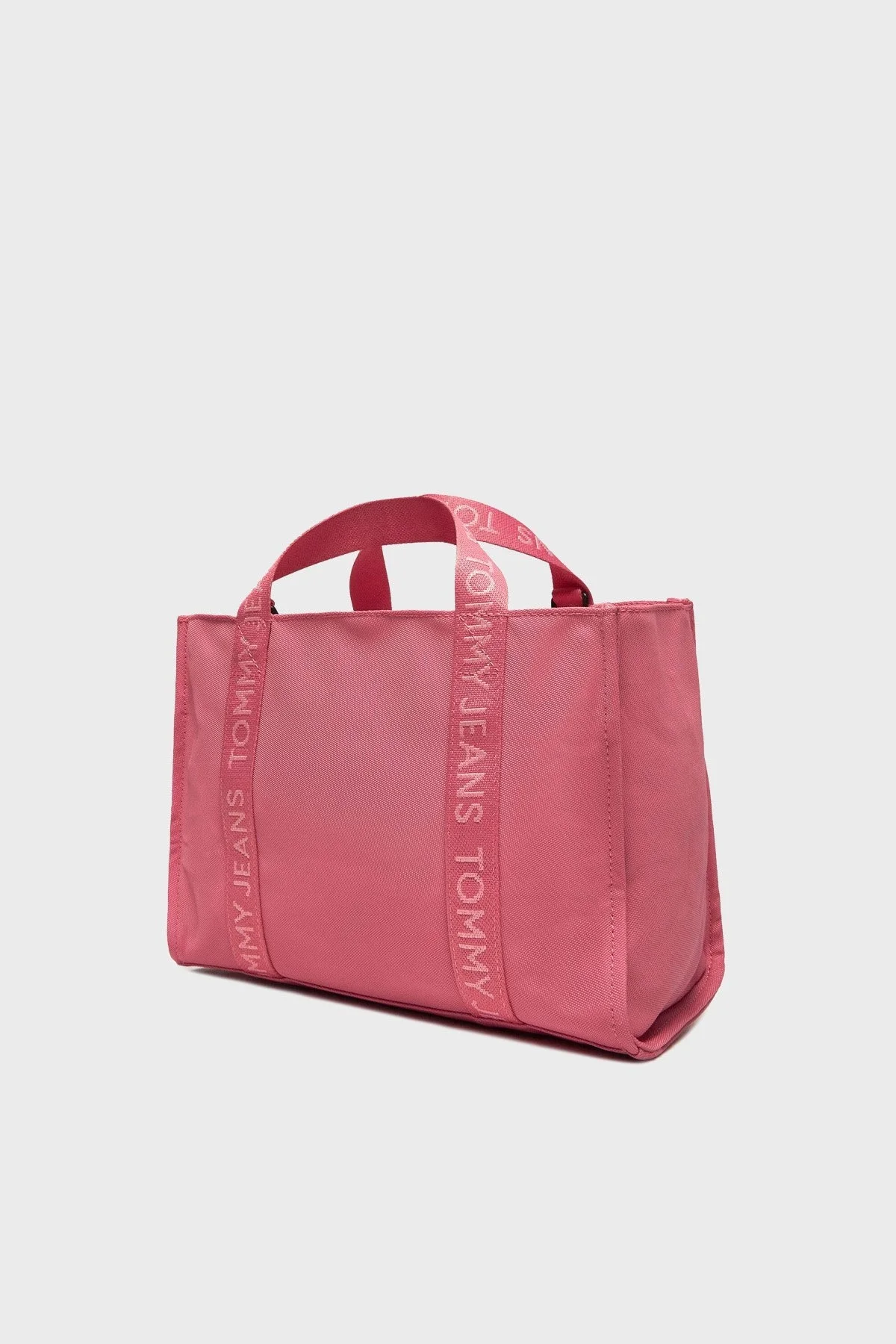 Tommy Jeans Logolu Çıkarılabilir Askılı Tote Bayan Çanta AW0AW17356 TIG PEMBE - 3
